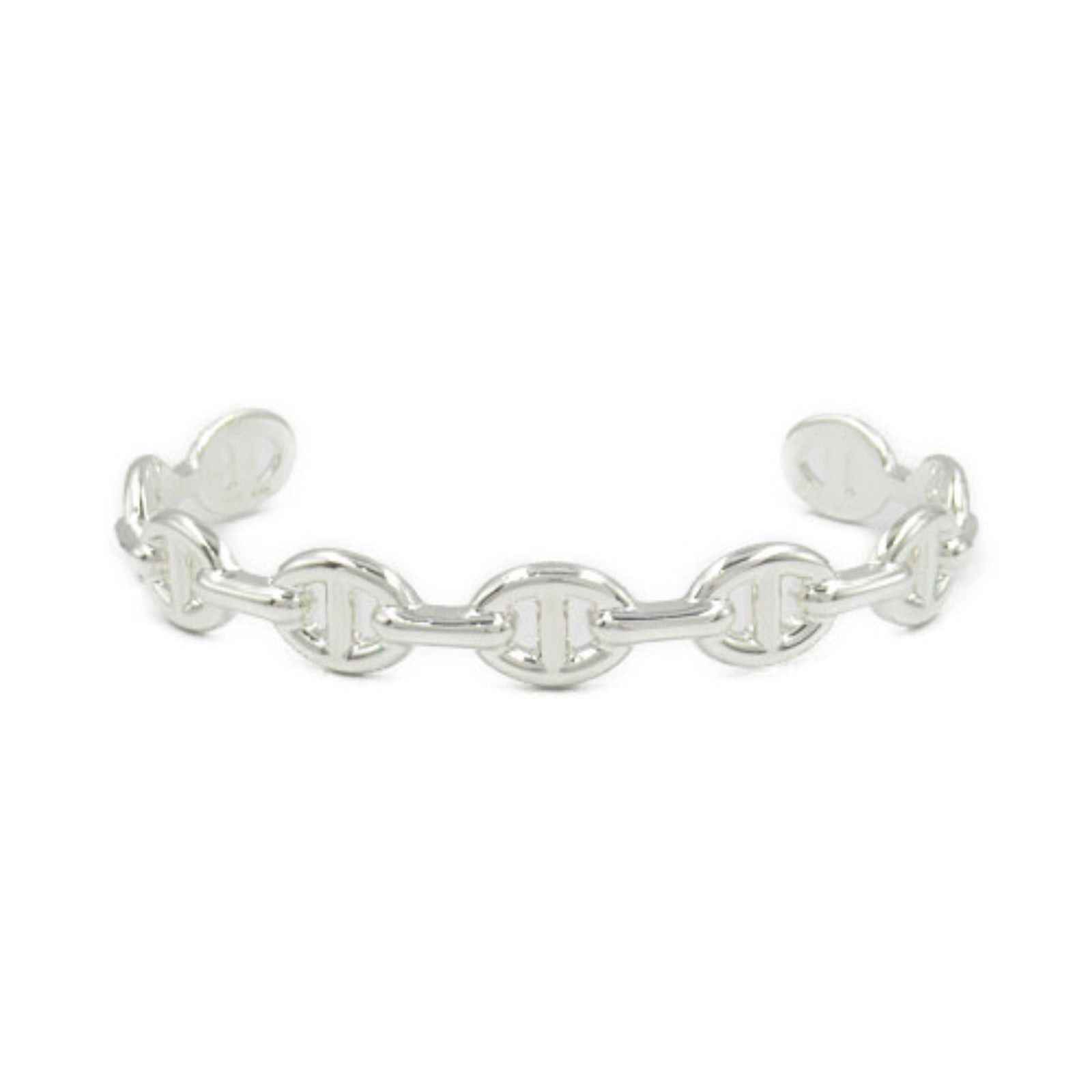 Hermes Hermes Chaine Anchaine Bangle 925 Silver Size ONE SIZE - 1 Thumbnail