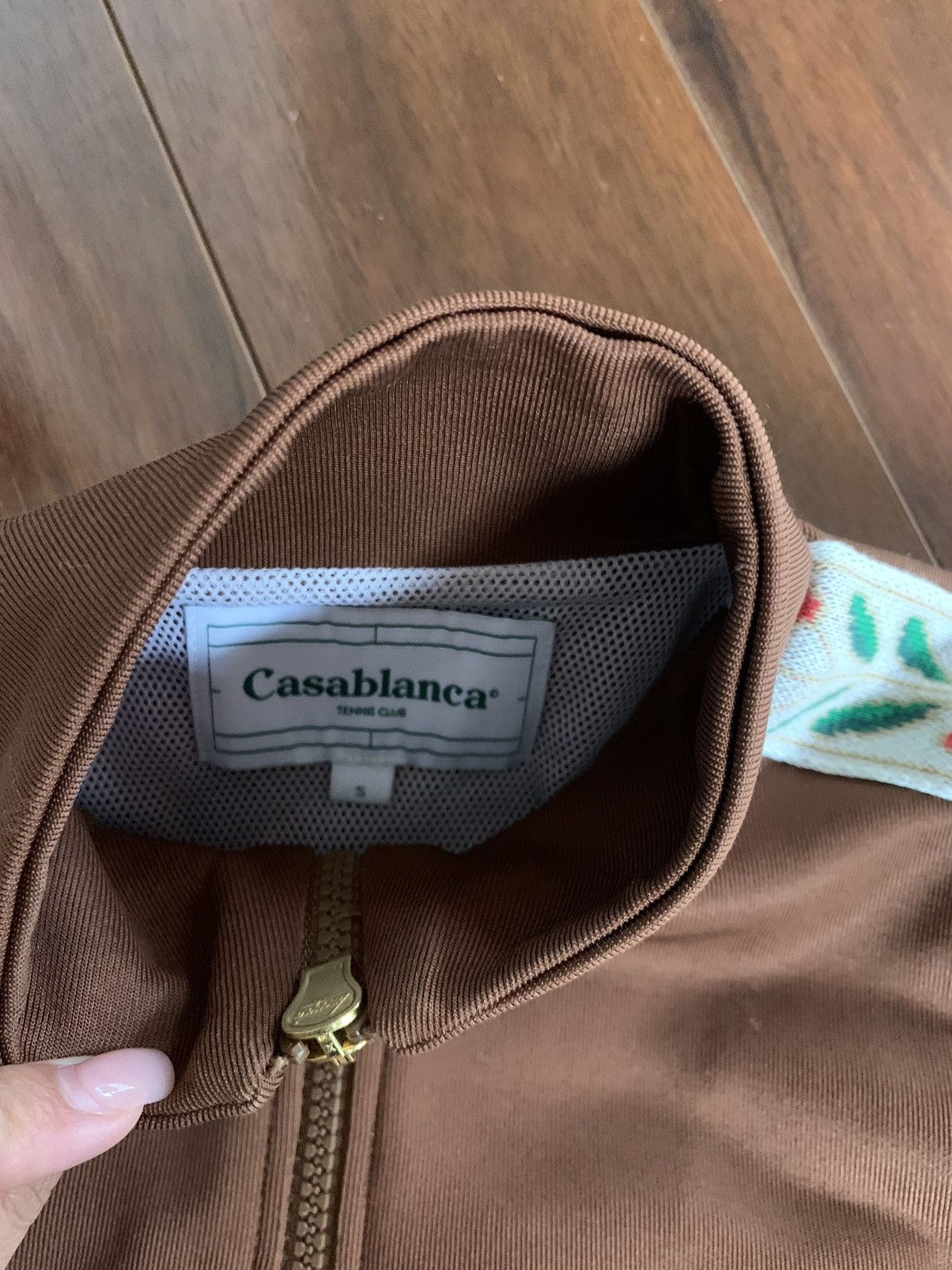 Casablanca Casablanca Paris Brown Laurel Track Top Size S / US 4 / IT 40 - 10 Thumbnail