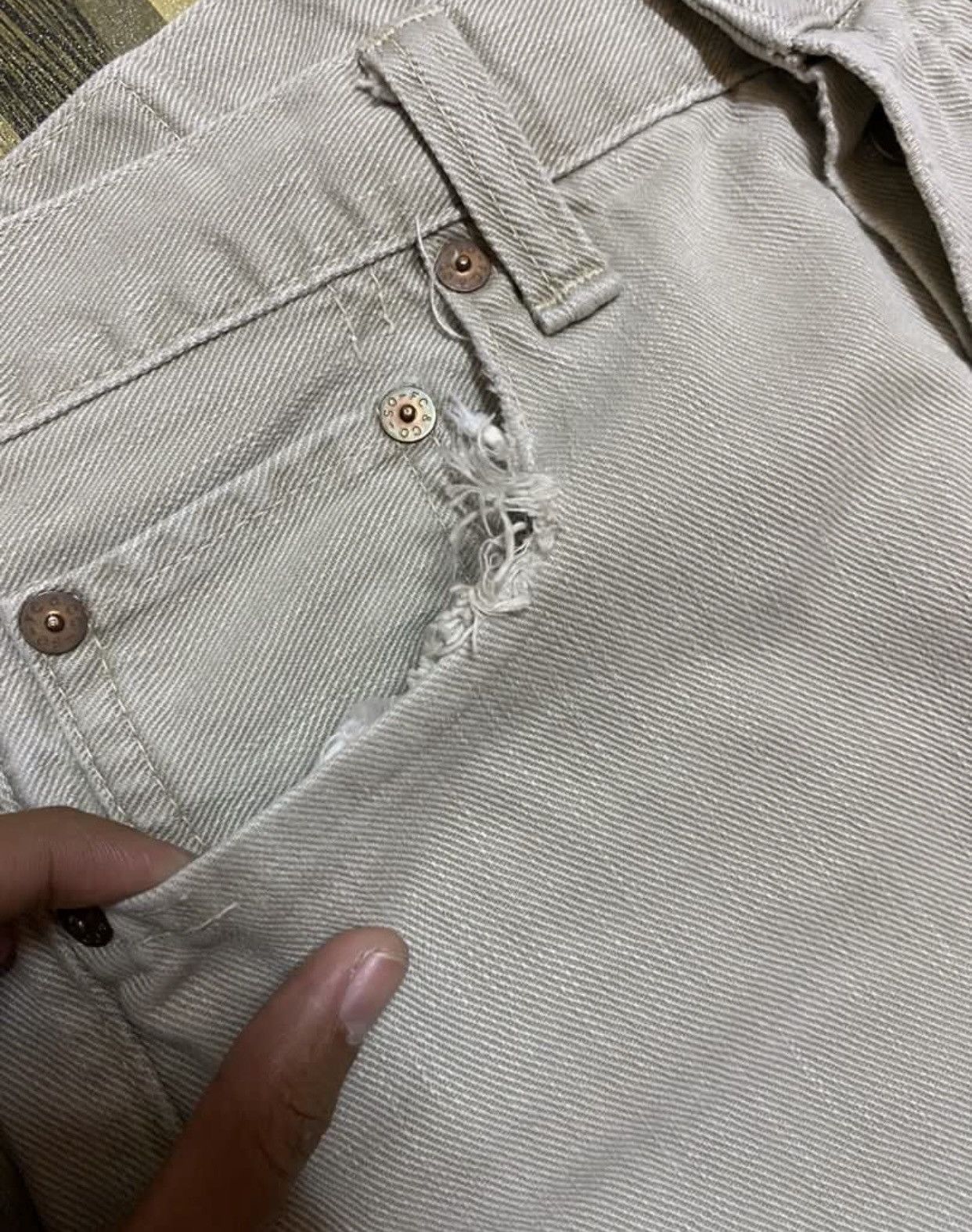 Full Count & Co. Fire vintage Full Count lot 1280 Regular Straight distressed Size US 29 - 5 Thumbnail