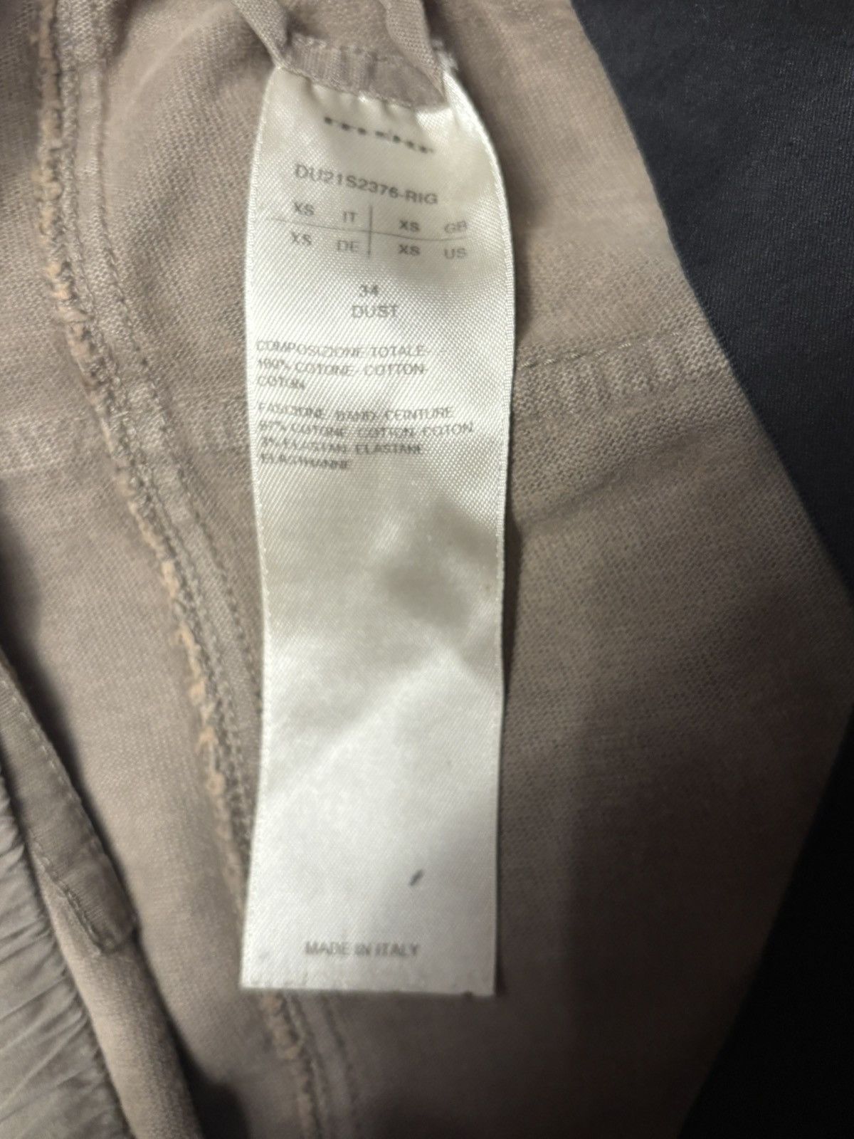 Rick Owens Drkshdw Rick Owens Drkshdw Creatch Cargo Pants Size US 30 / EU 46 - 3 Thumbnail