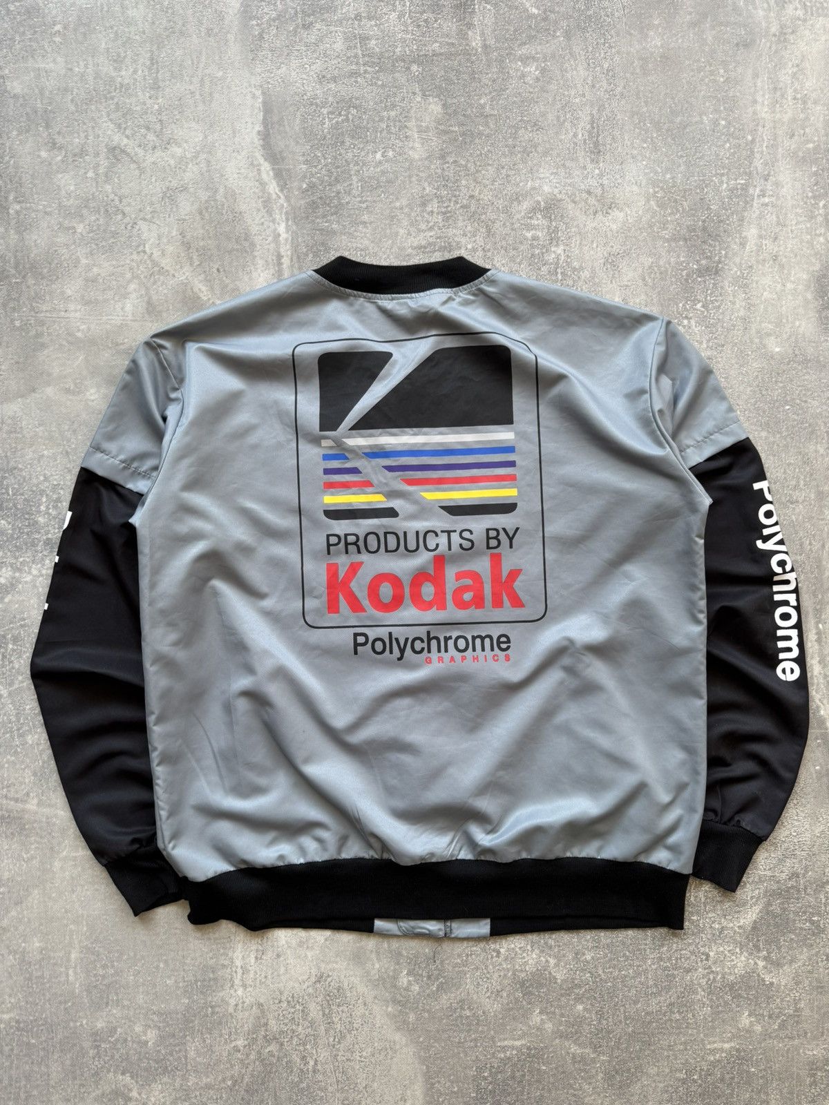 Japanese Brand × Kodak × Vintage 80s Vintage Kodak Polychrome Promotion Japan Light Jacket Size US XL / EU 56 / 4 - 2 Thumbnail