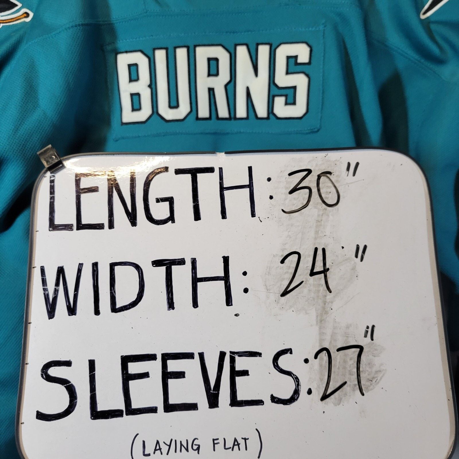 Reebok REEBOK JERSEY CCM SAN JOSE SHARKS NHL BURNS 88 CENTER ICE 50 Size US XXL / EU 58 / 5 - 9 Thumbnail