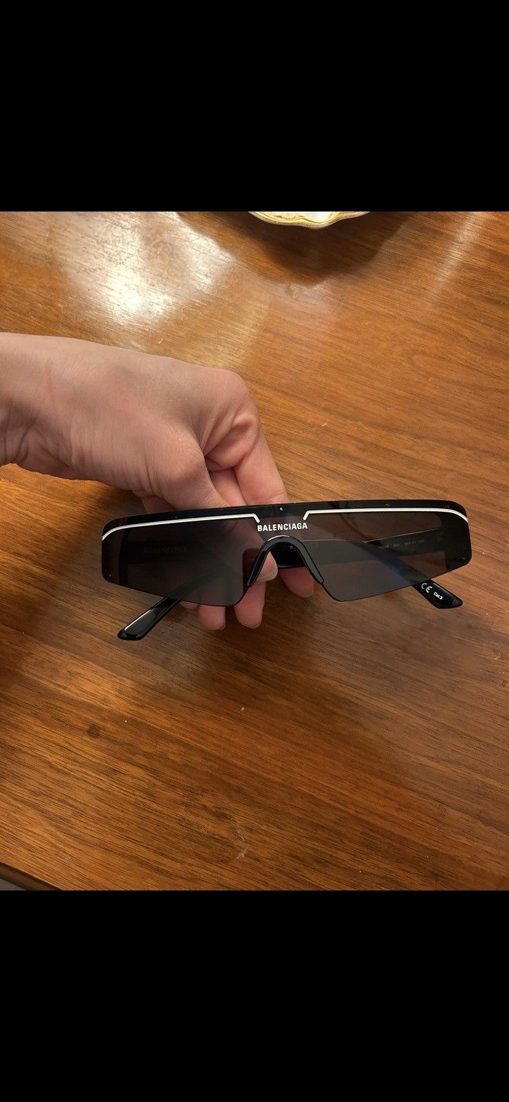 Balenciaga Balenciaga Ski Sunglasses Size ONE SIZE - 2 Thumbnail