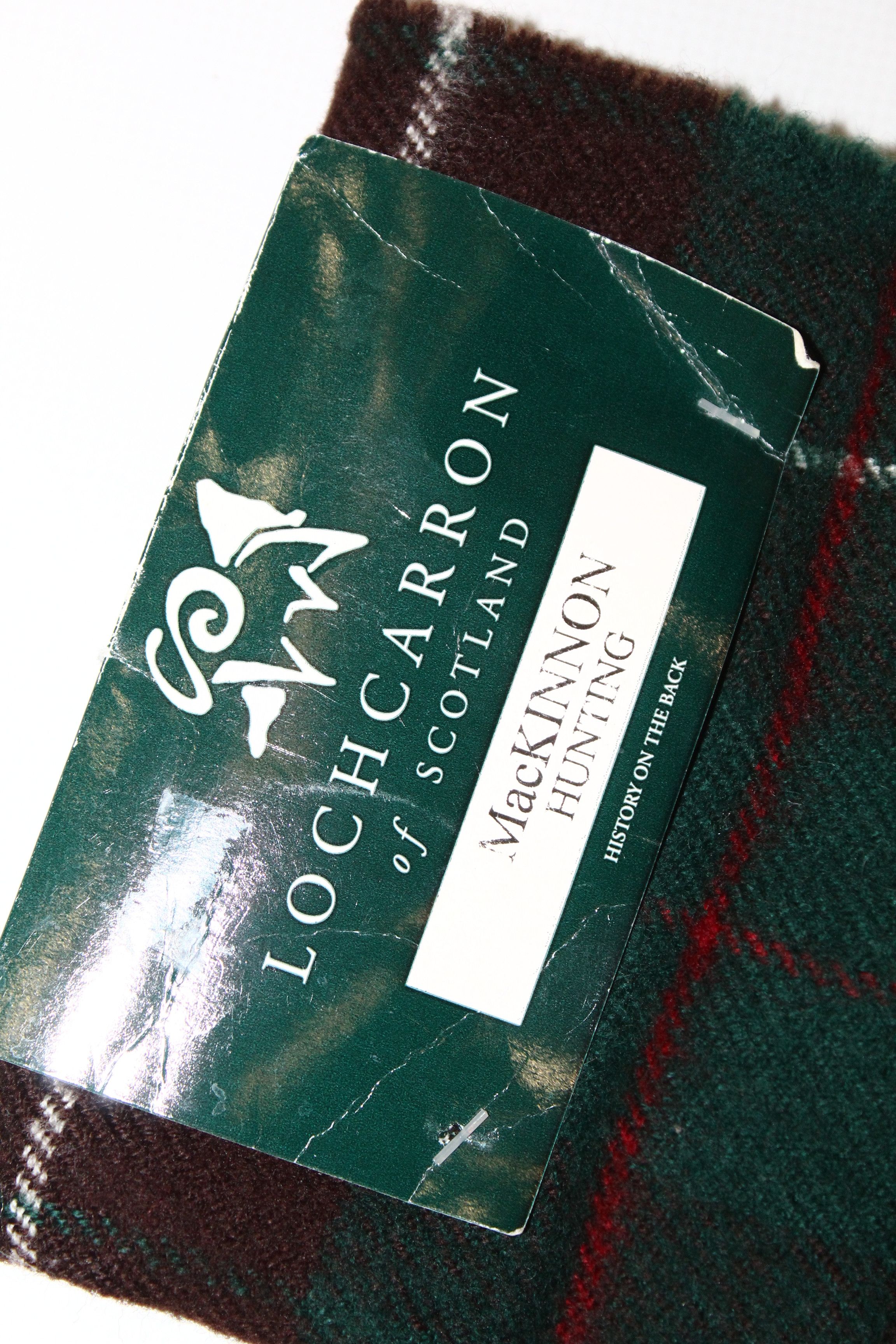 Johnstons Of Elgin VTG🔥Lochcarron MacKinnon Hunting Plaid Lambswool Scarf Size ONE SIZE - 7 Thumbnail