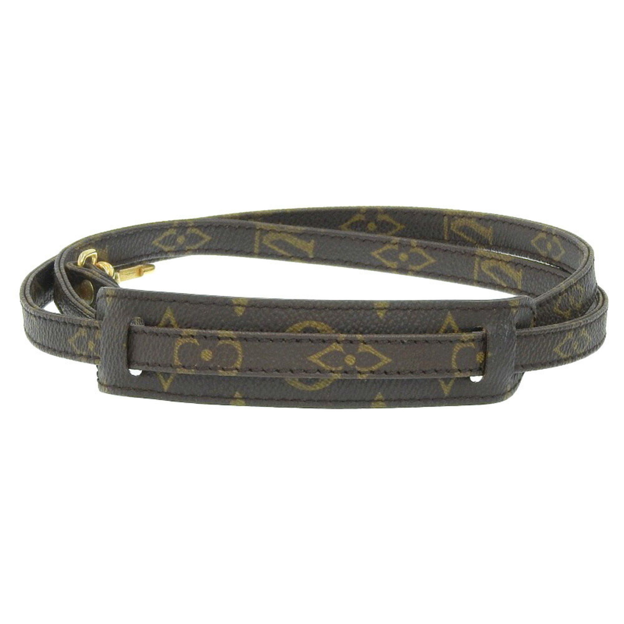 Auth Louis Vuitton Sunture Stamp M6896W Men's Belt Noir