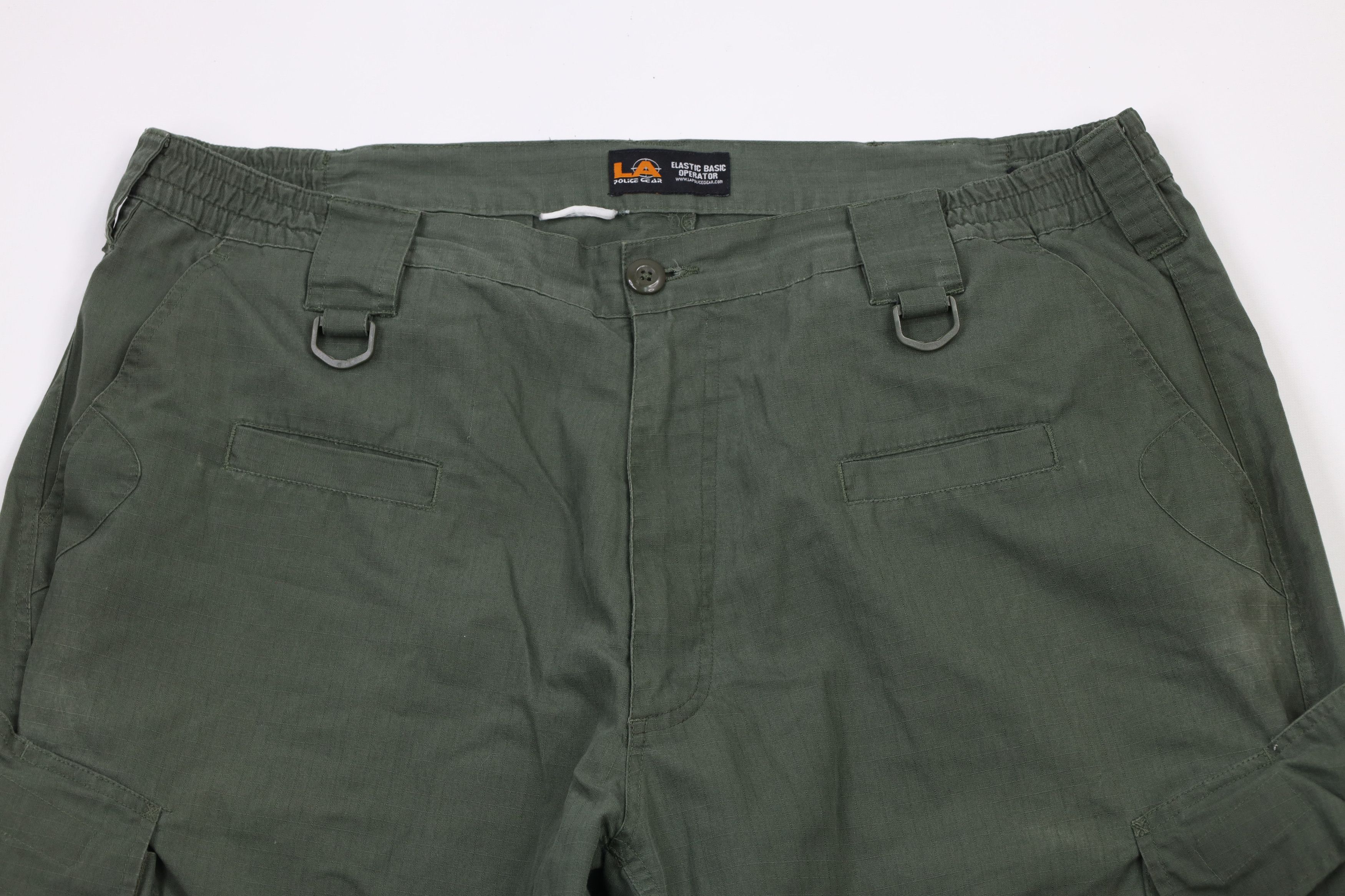 Vintage Vintage Streetwear Double Knee Wide Leg Cargo Pants Green Size US 40 / EU 56 - 2 Thumbnail