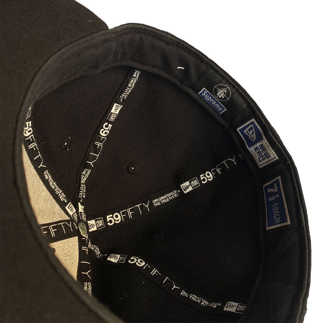Public Enemy × Supreme Supreme x Public Enemy - Fitted Flat Peak - Black - 59cm Size ONE SIZE - 4 Thumbnail