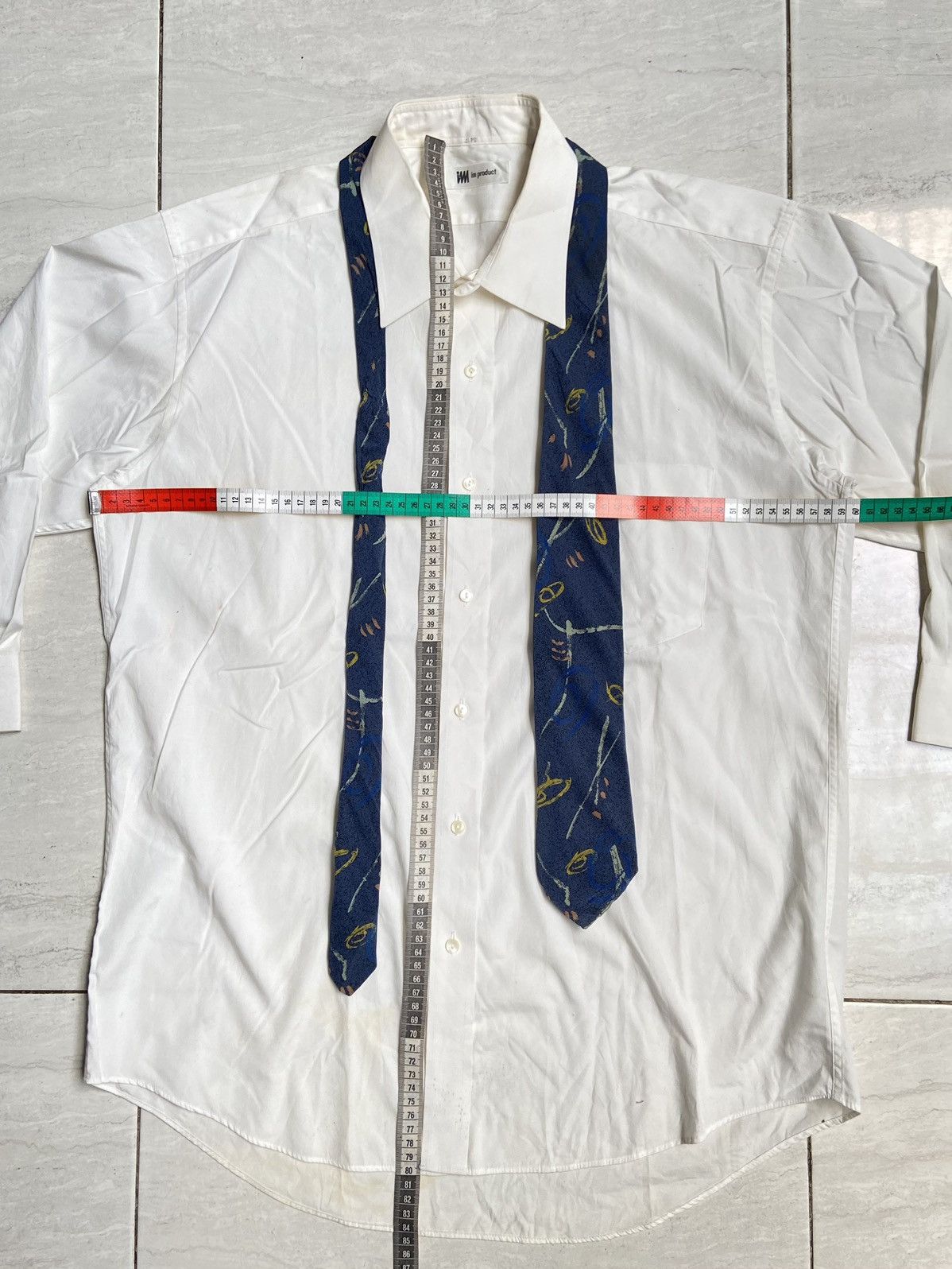 Issey Miyake Issey Miyake IM Product White 3/4 Sleeve Shirt Tie Size US L / EU 52-54 / 3 - 7 Thumbnail