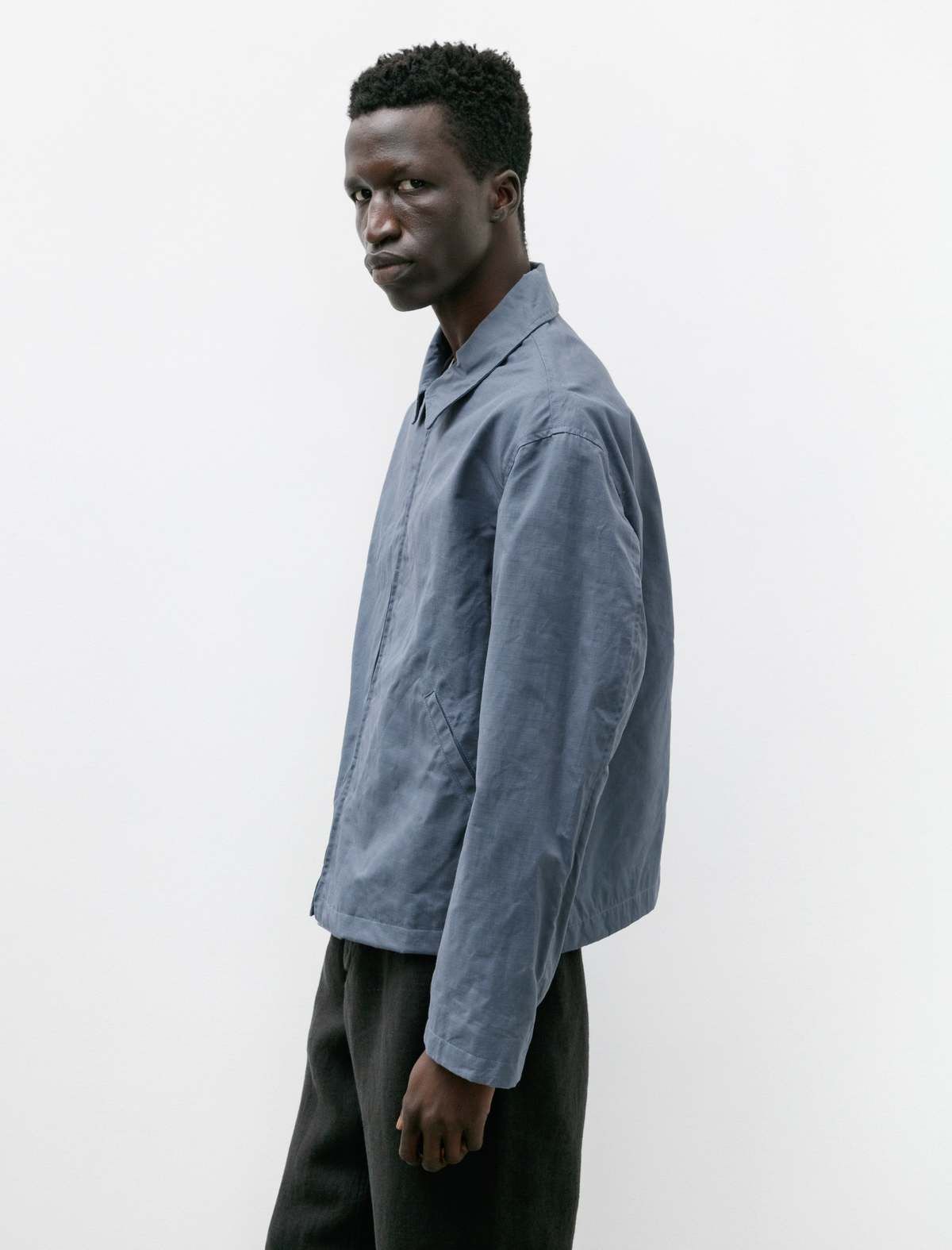 James Coward James Coward Site Jacket Dark Chambray Waxed Riptstop Size US M / EU 48-50 / 2 - 7 Thumbnail