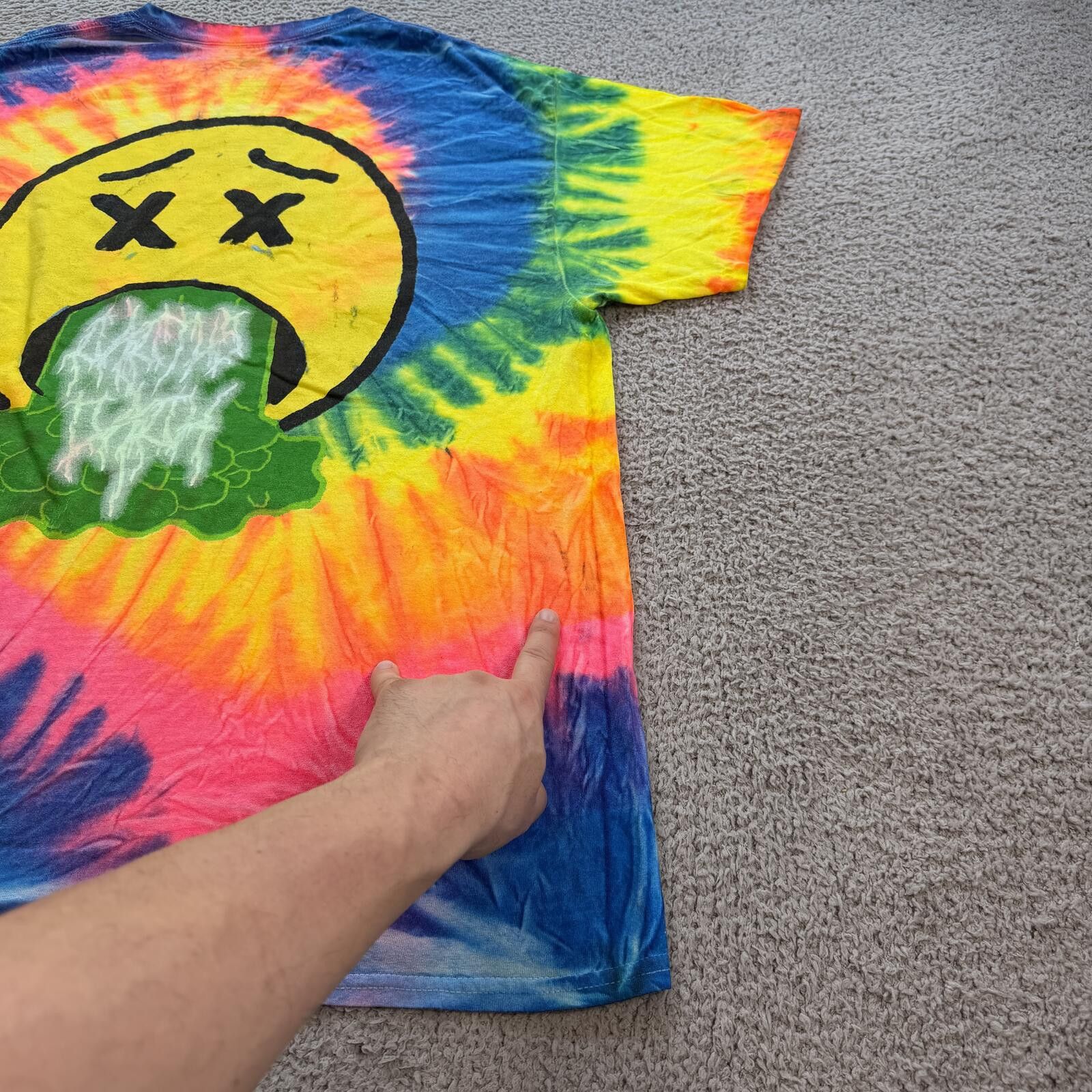 Other Travis Scott Astroworld Wish You Were Here Tie Dye T Shirt Size US XL / EU 56 / 4 - 7 Thumbnail