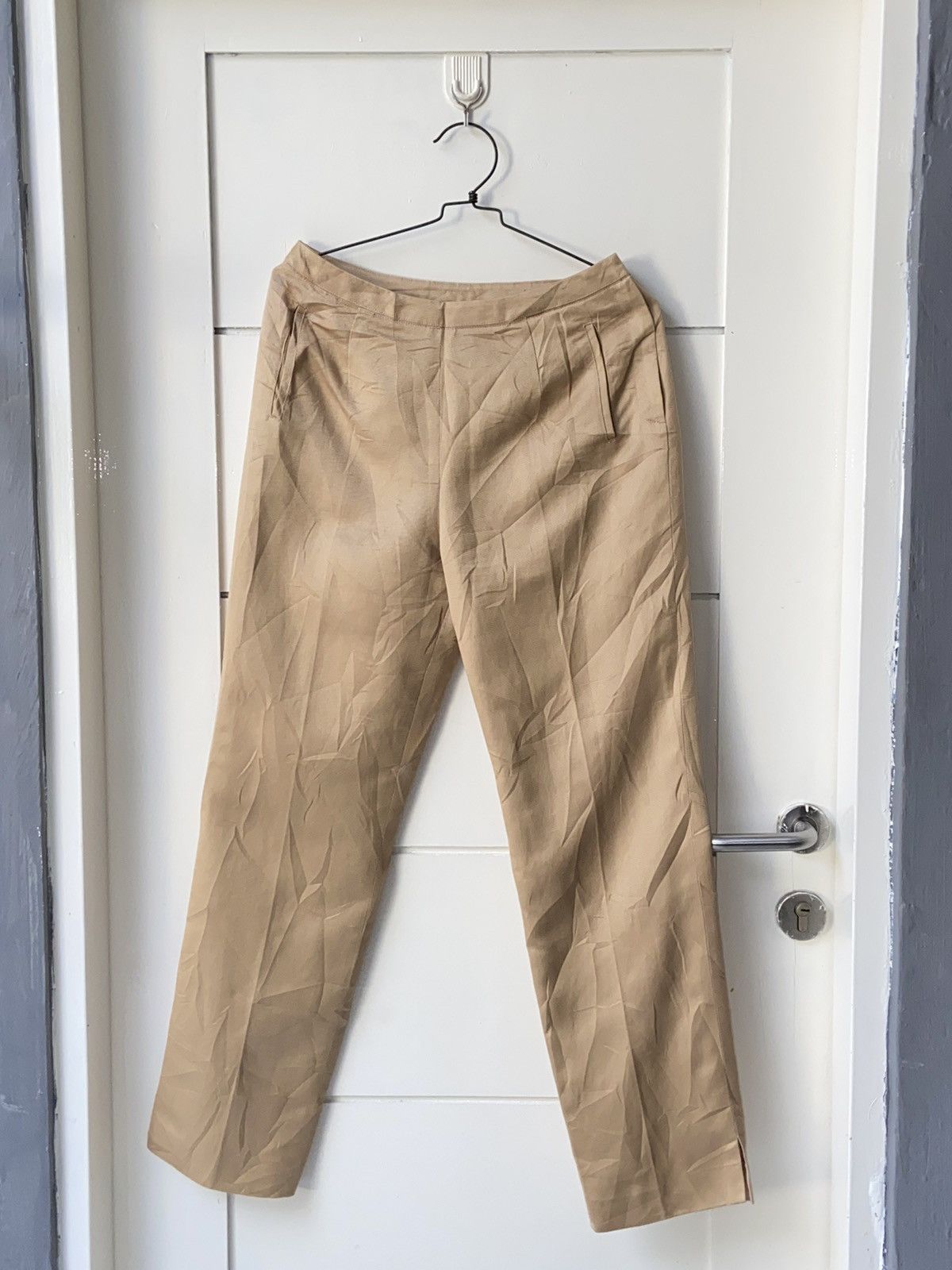 Givenchy GIVENCHY Cream Long Pants Size US 26 / EU 42 - 1 Thumbnail