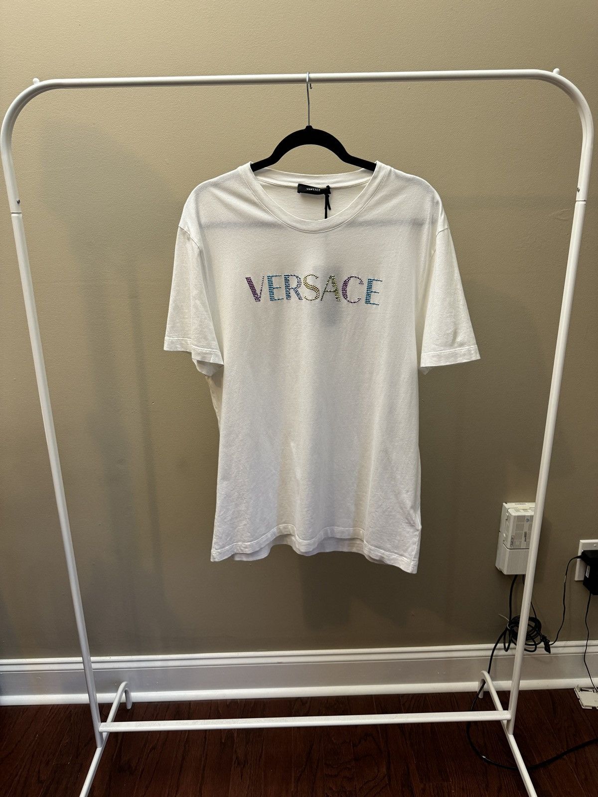 Versace Versace multicolor crystal embellished T Shirt Size US XL / EU 56 / 4 - 1 Thumbnail