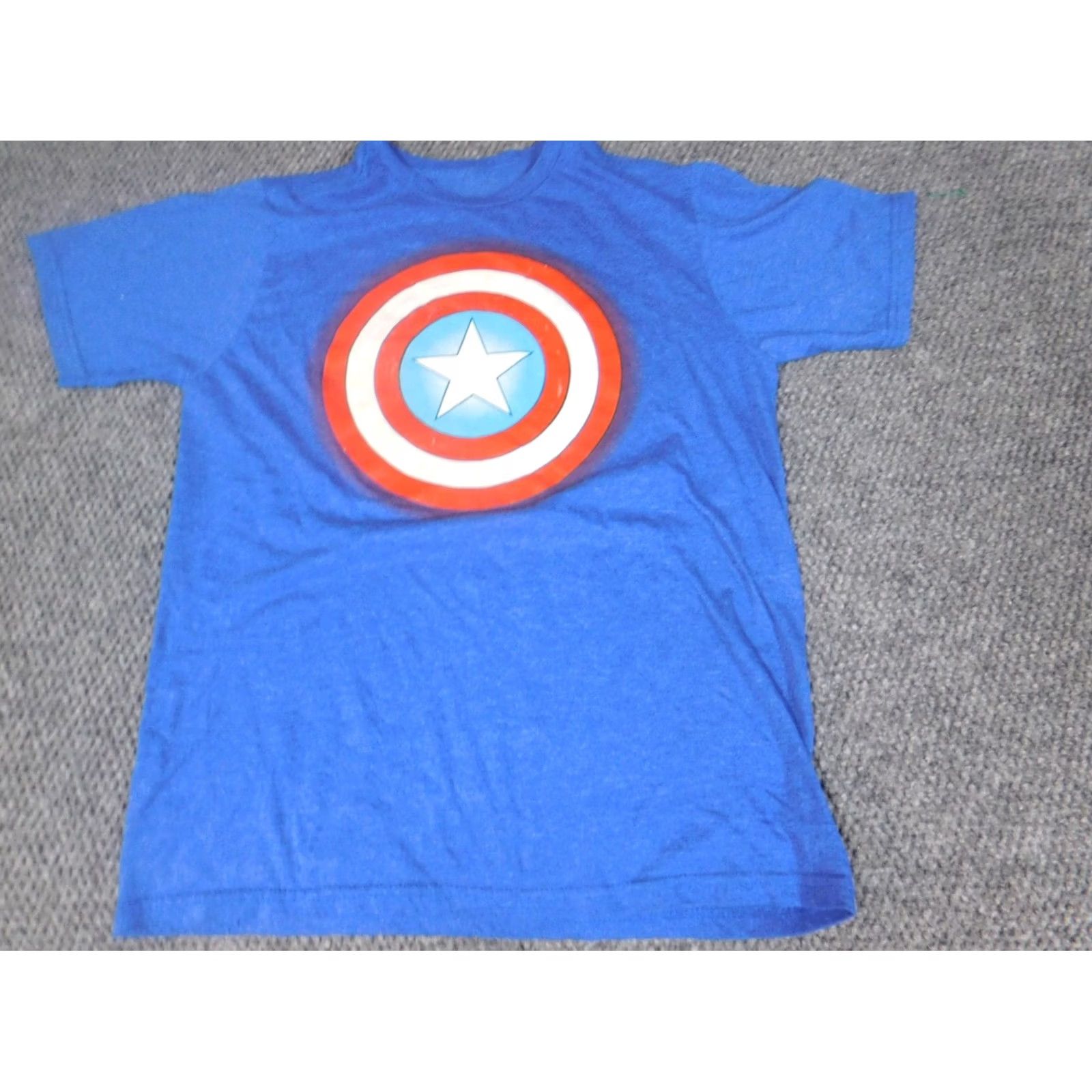 Vintage Marvel Captain America Womens Shirt 2X Blue Crew Neck Long Sleeve T-Shirt Regular Fit Casual Basic Graphic Size XXL / US 16-18 / IT 52-54 - 4 Thumbnail