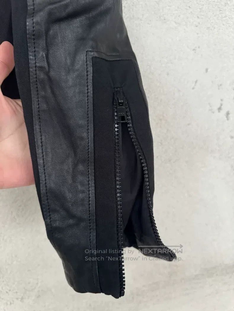 Helmut Lang HELMUT LANG Skin-tight leather jacket Size US S / EU 44-46 / 1 - 3 Thumbnail
