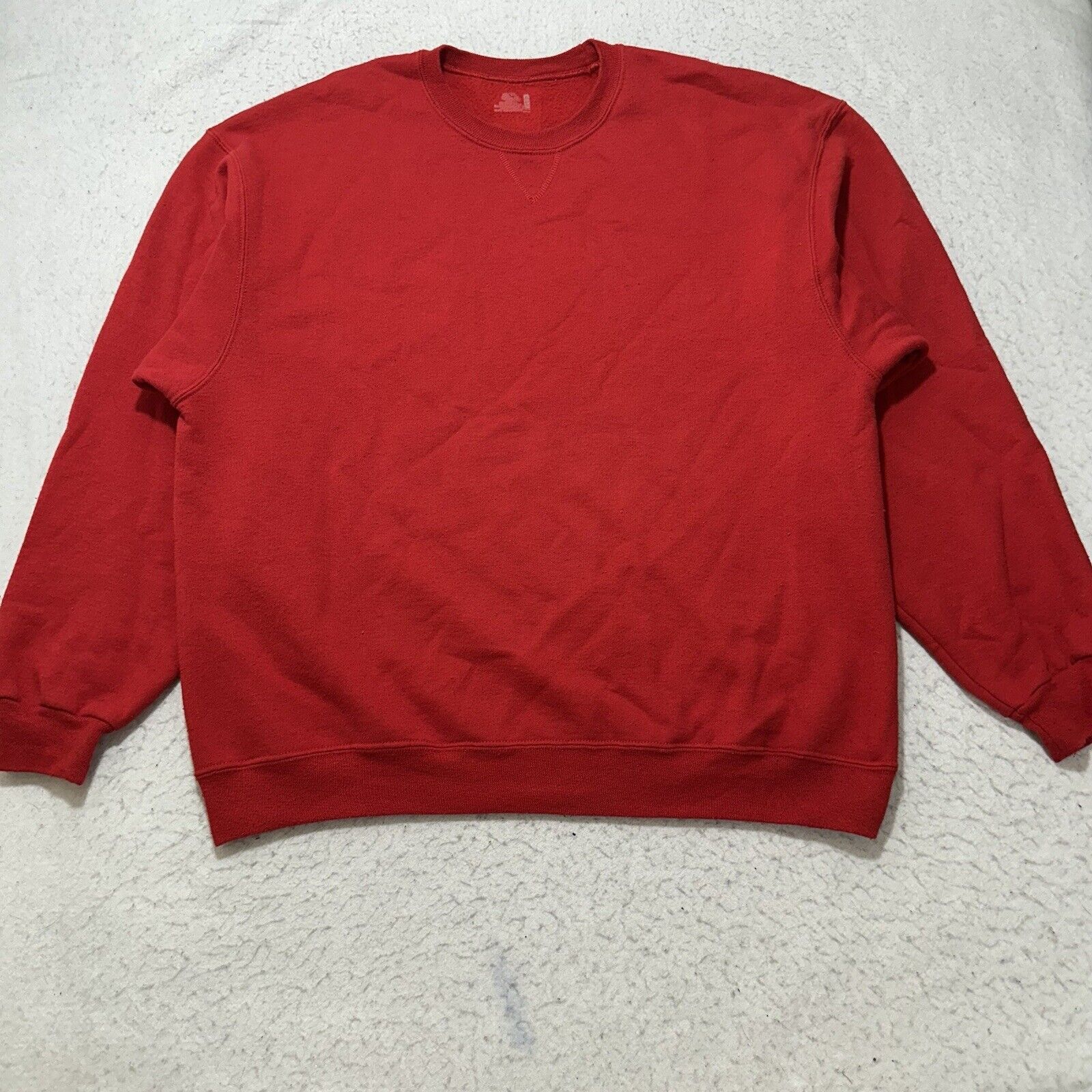 Fruit Of The Loom Fruit of the Loom XL Red Crewneck Pullover Sweatshirt Size US XL / EU 56 / 4 - 1 Thumbnail