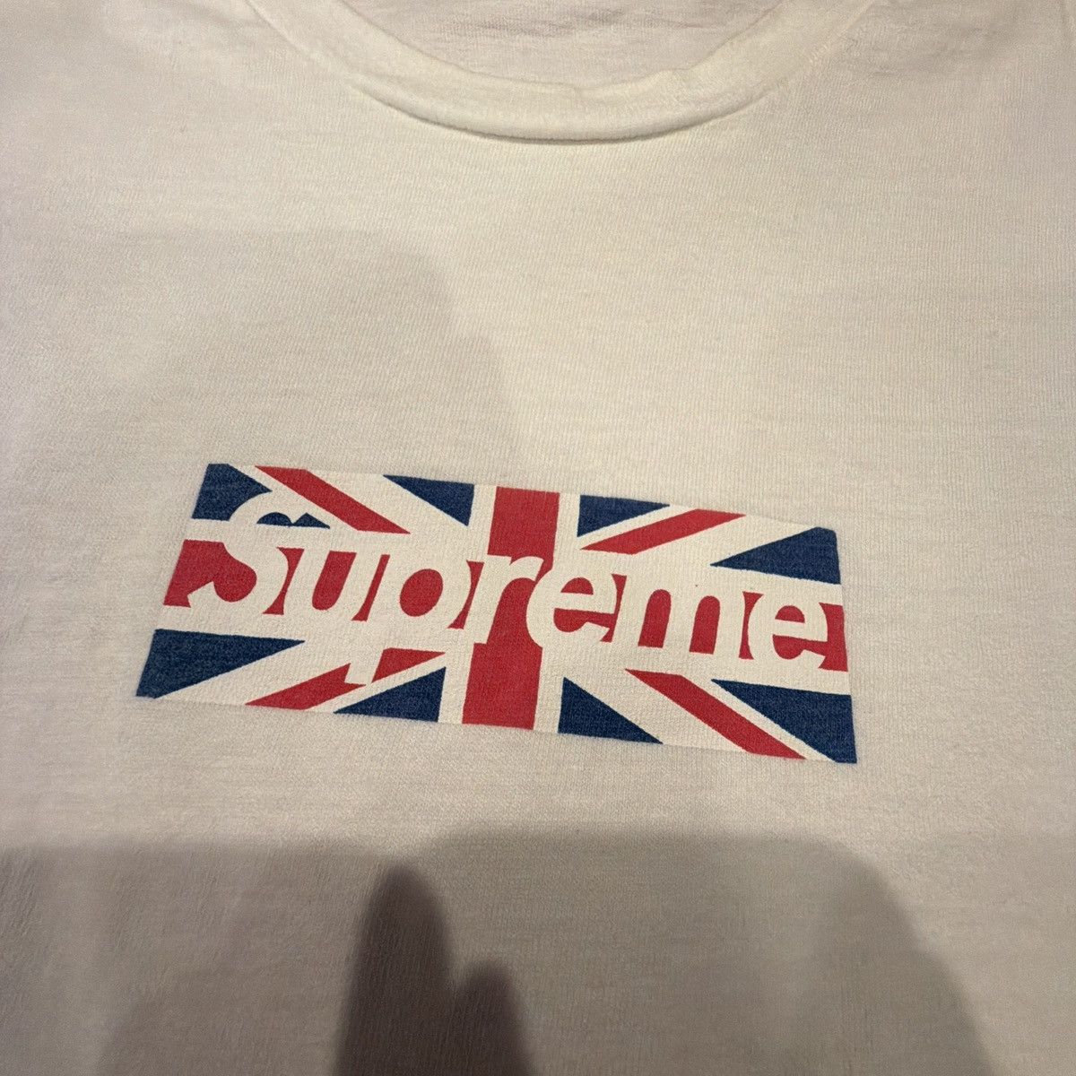 Supreme Supreme Union Jack Box Logo Tee Size US M / EU 48-50 / 2 - 2 Thumbnail