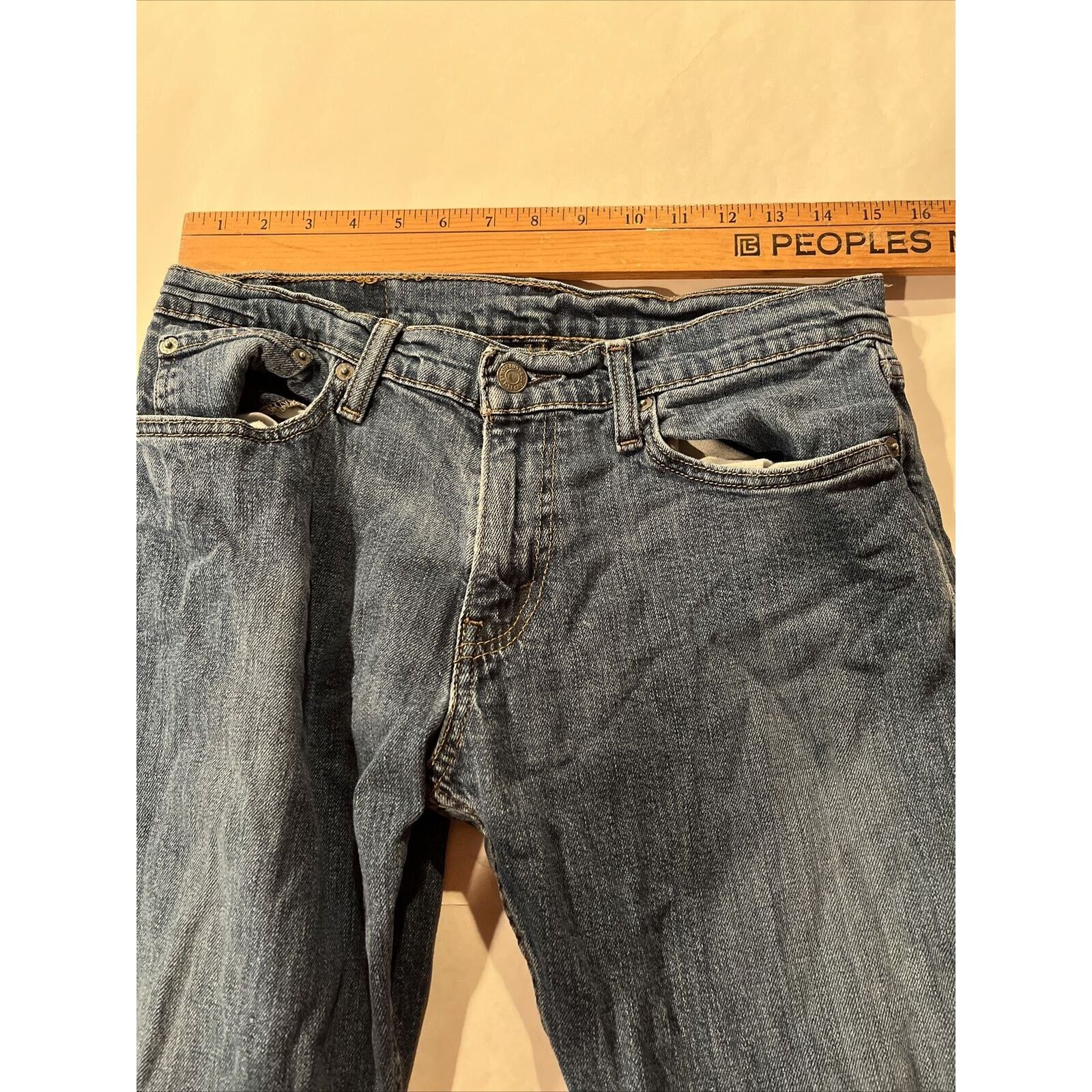 Levi's Levi's 514 Slim Straight Fit Jeans Men's 30x31 Blue Denim Size US 30 / EU 46 - 3 Thumbnail