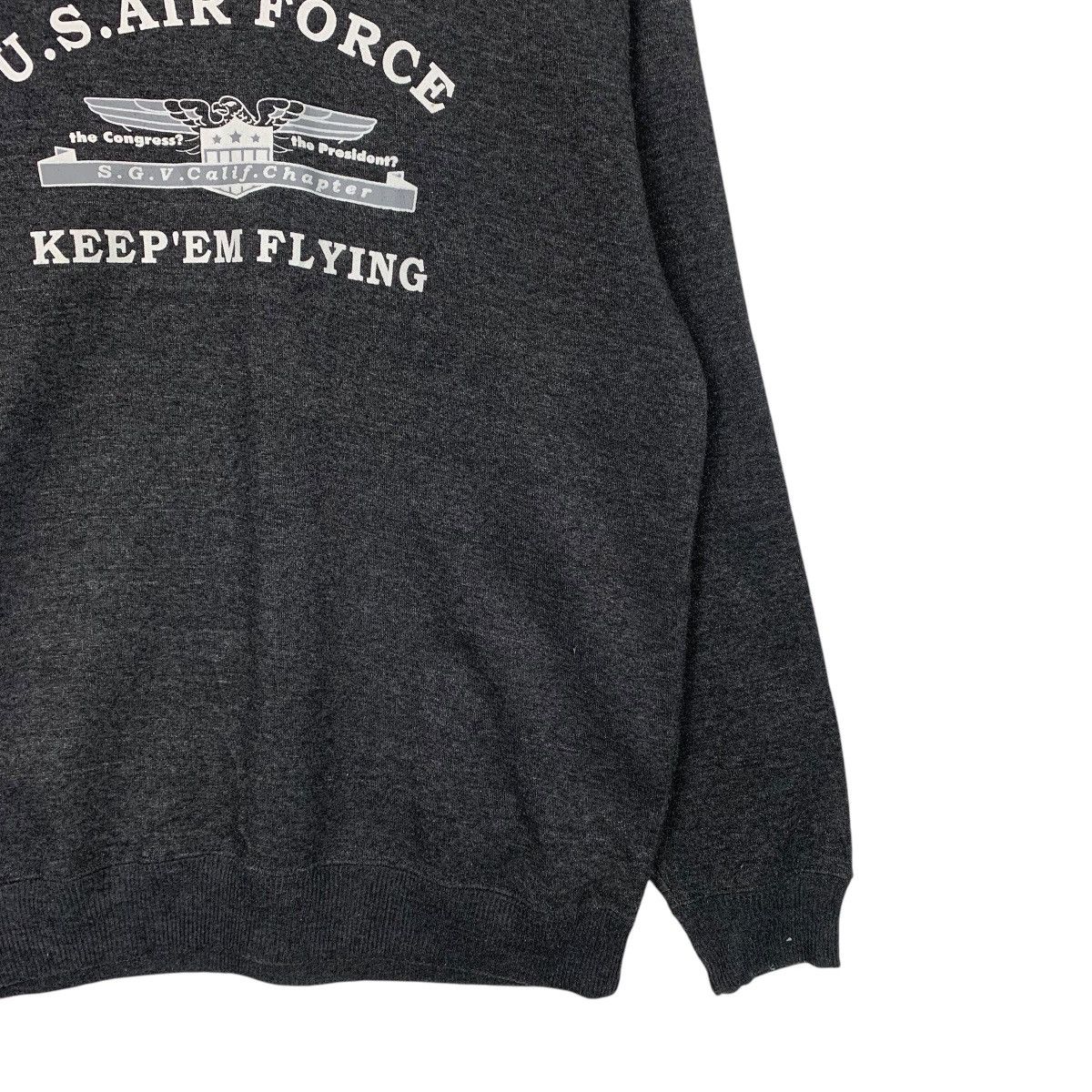 Japanese Brand US Air Force Crewneck Sweatshirt Size US L / EU 52-54 / 3 - 4 Thumbnail