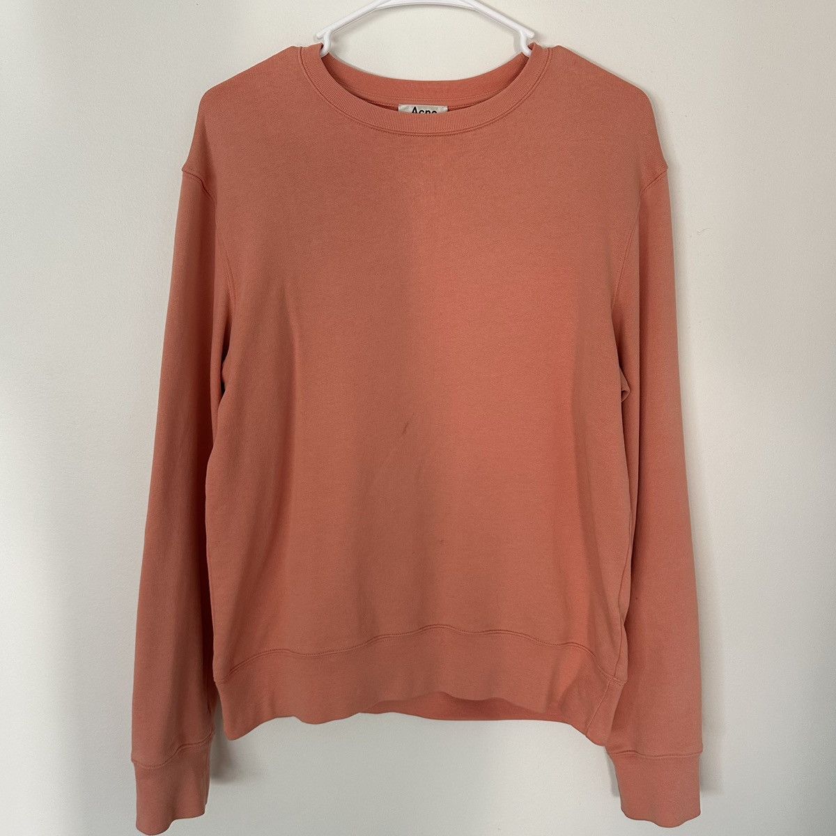 image of Acne Studios Acne Studio Sweatshirt in Salmon, Women's (Size Small)