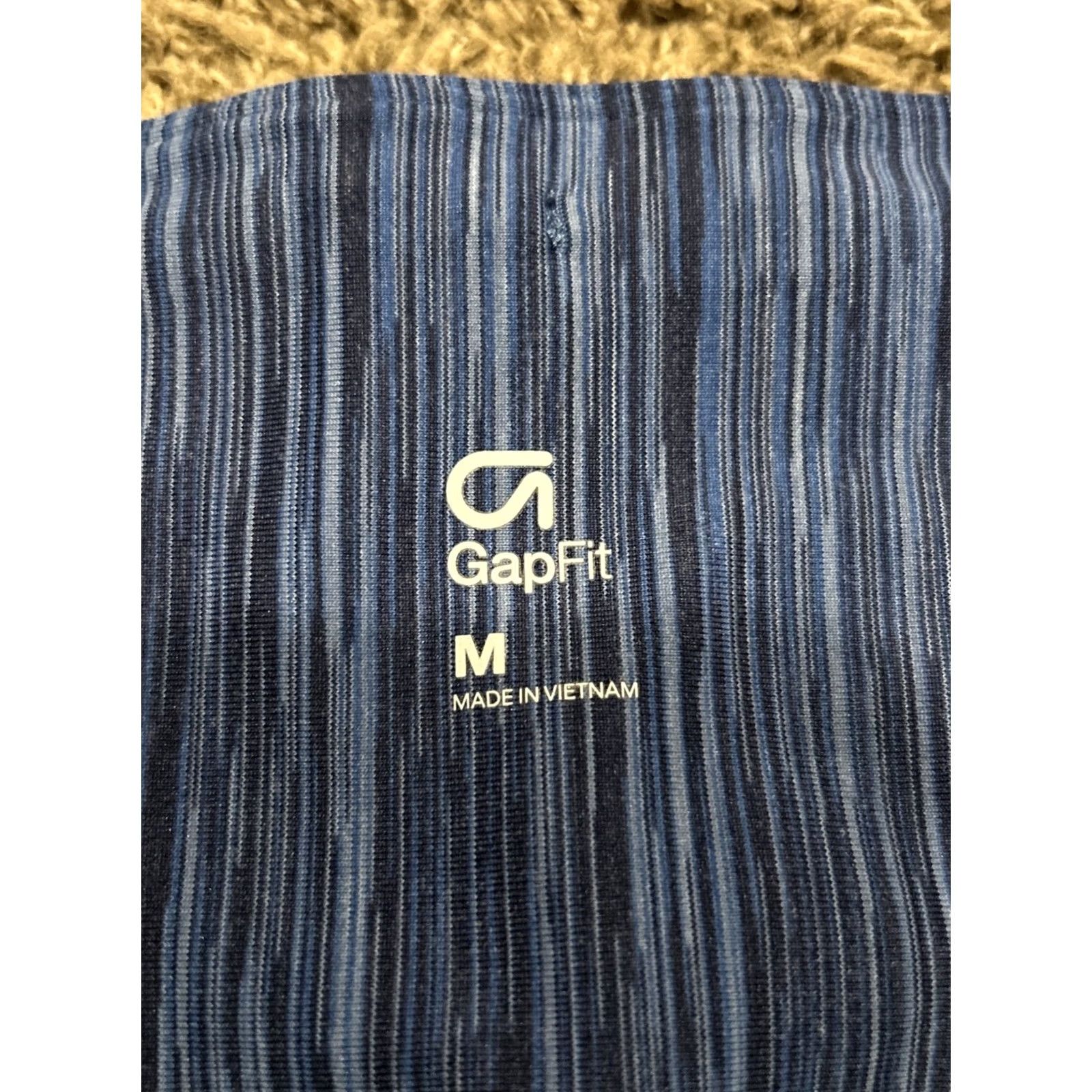 Gap Gap Leggings Women’s M Blue Ankle Length Stretch Activewear Casual 28" Waist 20" Inseam B20 Size 32" / US 10 / IT 46 - 2 Thumbnail