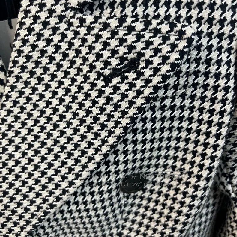 Balenciaga Balenciaga Houndstooth Blazer Size XS / US 0-2 / IT 36-38 - 4 Thumbnail