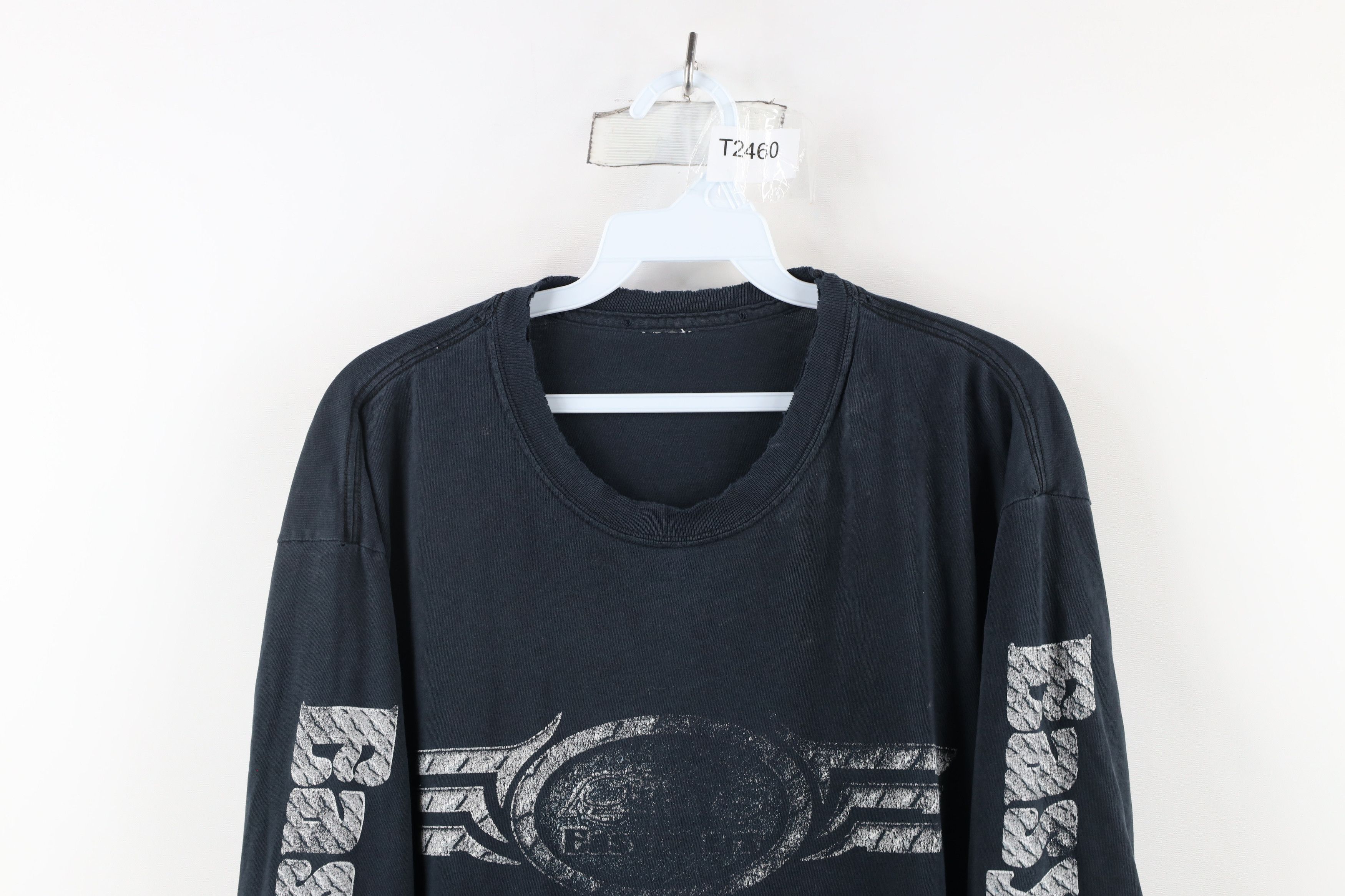 Vintage Vintage 90s Easyriders Motorcycles Long Sleeve T-Shirt Black Size US L / EU 52-54 / 3 - 2 Thumbnail