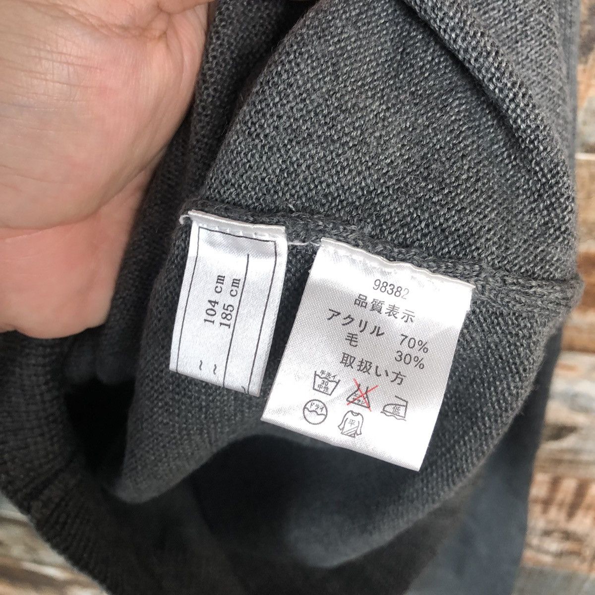 Homespun Knitwear × Japanese Brand Cyrsstaceer Grey Knitwear #A1774 Size US L / EU 52-54 / 3 - 11 Thumbnail