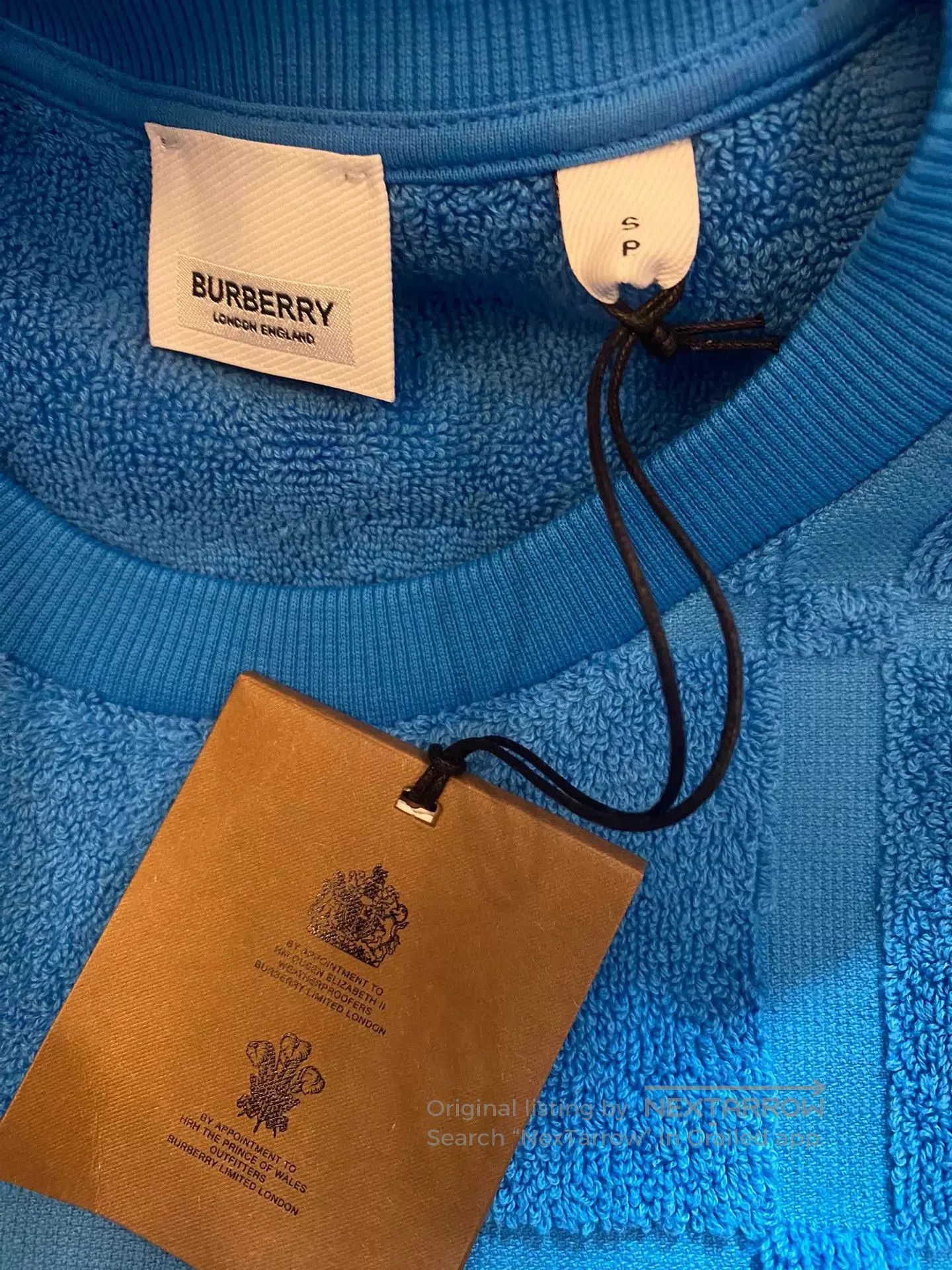 Burberry Blue Textured Check Short. Size US S / EU 44-46 / 1 - 6 Thumbnail