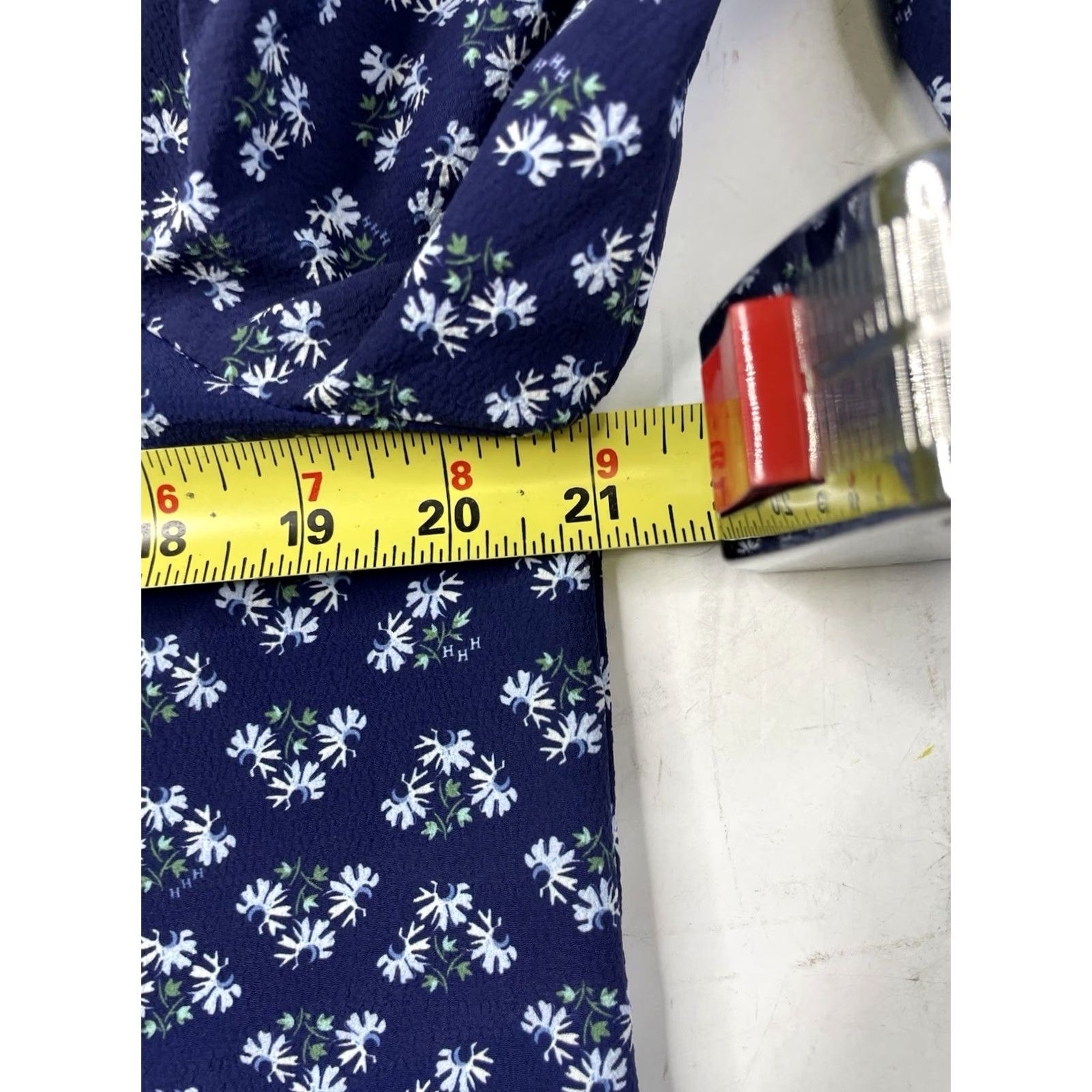 Vintage Hill House Shirt Women Small Blue Floral Long Sleeve Collared Button-Down Blouse Size S / US 4 / IT 40 - 6 Thumbnail