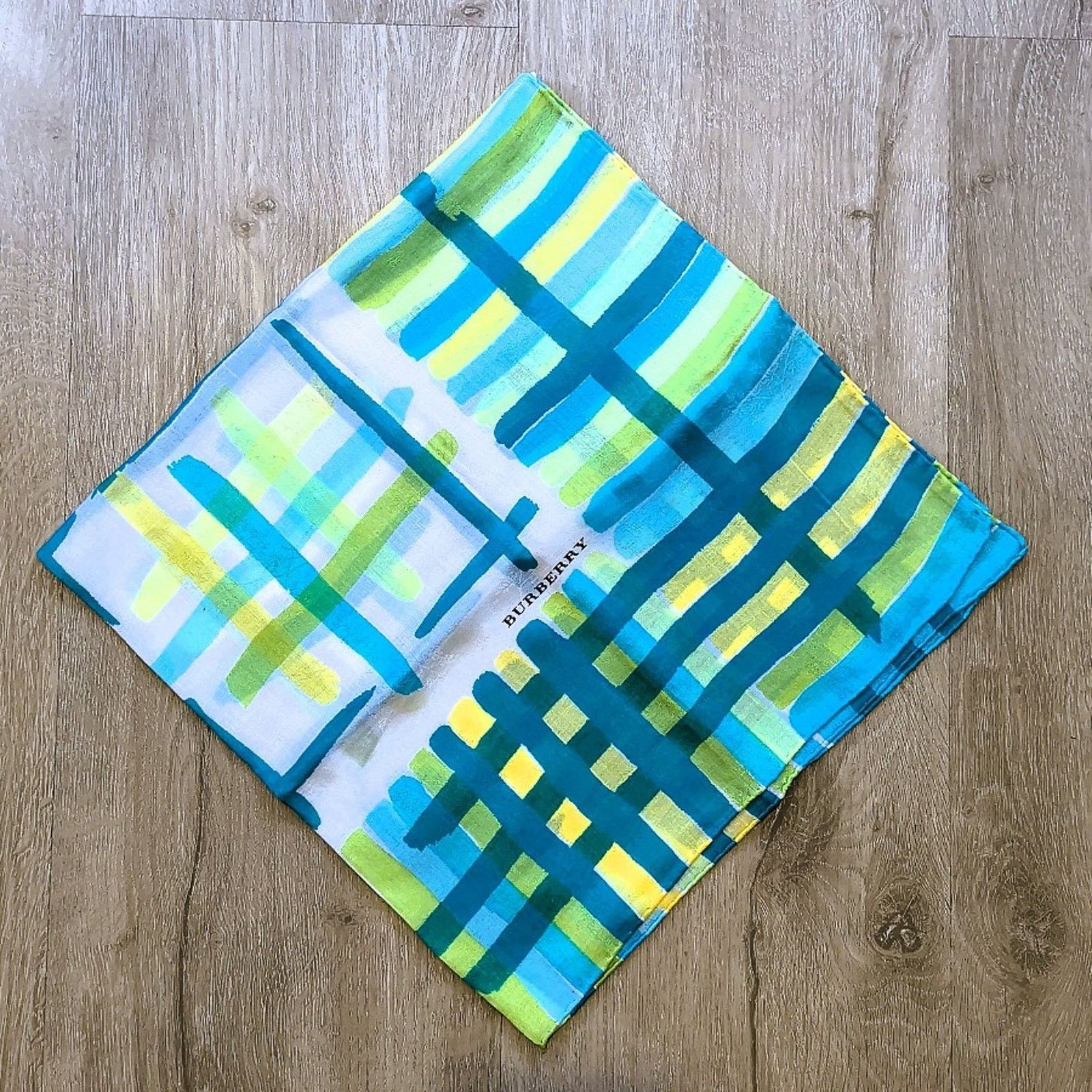 Burberry Burberry WaterColor Style - Handkerchief Scarf [58cm x 58cm] Size ONE SIZE - 4 Thumbnail