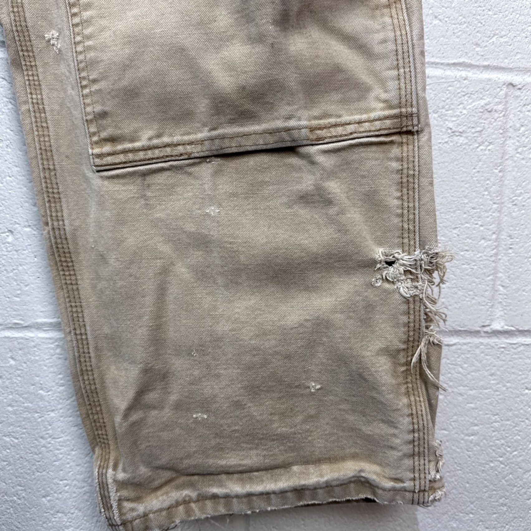 Carhartt VINTAGE Carhartt Men Pants Carpenter 38x30 Brown Canvas Workwear 90s Grunge Retro Size US 38 / EU 54 - 7 Thumbnail