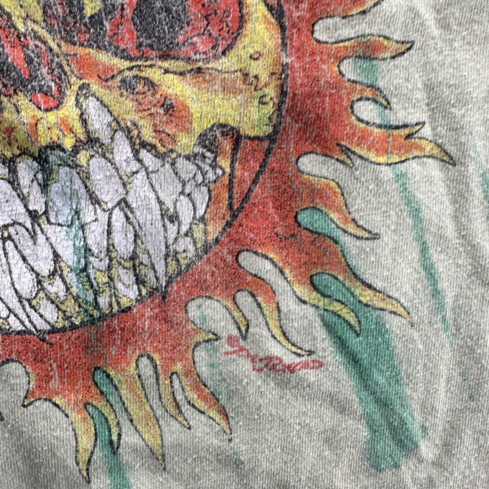 Vintage Metallica Shirt Mens Medium Green Tie Dye Skull Sun Graphic Band Rock Size US M / EU 48-50 / 2 - 7 Thumbnail