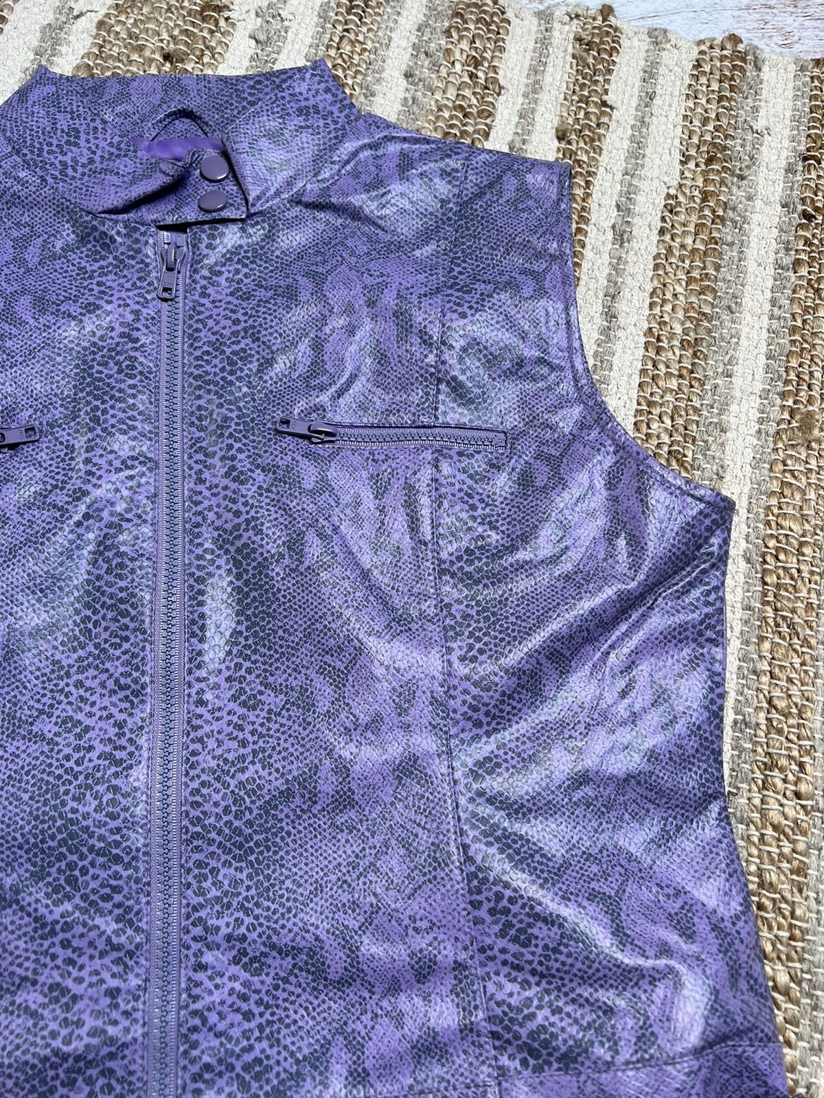 Japanese Brand × Seditionaries Vintage Japanese style snake print cropped vest Size S / US 4 / IT 40 - 3 Thumbnail