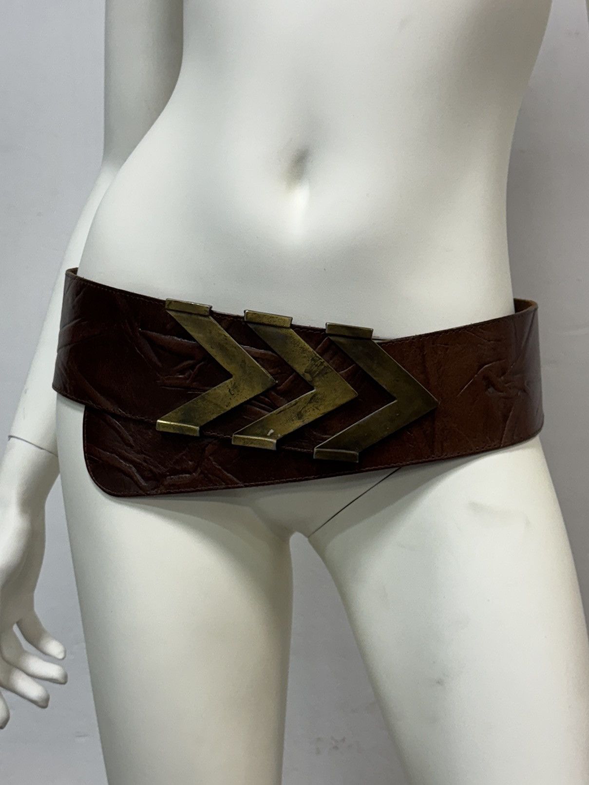 Vintage Vintage Real Leather Belts Size ONE SIZE - 2 Thumbnail