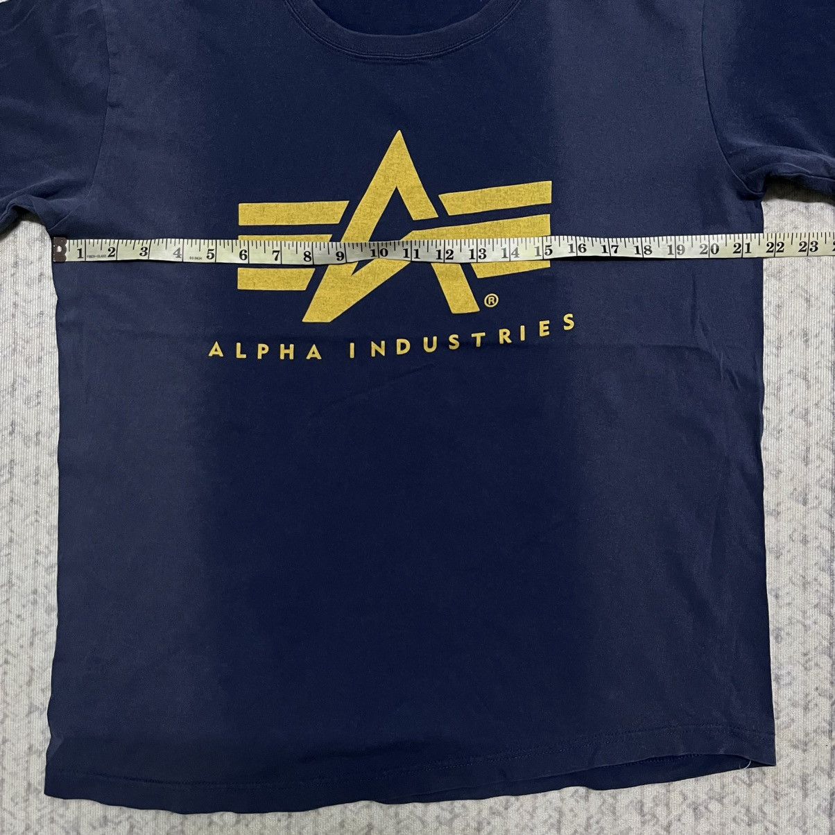 Alpha Industries Sunfaded Vintage Alpha Industries Logo Tees Size US L / EU 52-54 / 3 - 13 Thumbnail