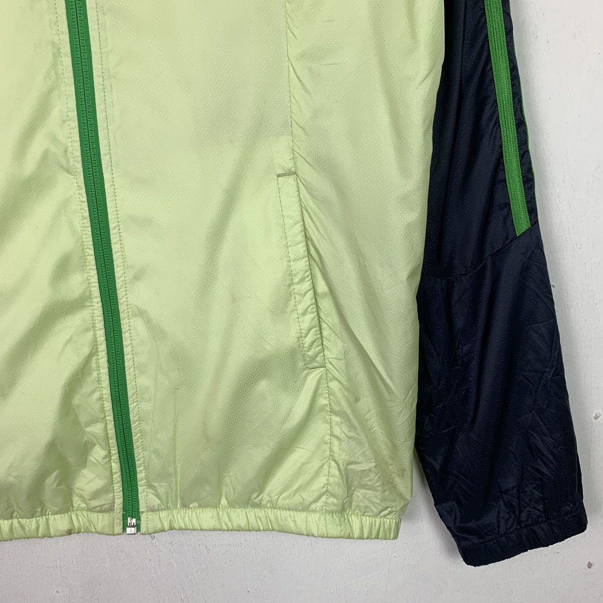 Adidas × Vintage Vintage Adidas Zip Up Hoodie Windbreaker Size US M / EU 48-50 / 2 - 6 Thumbnail