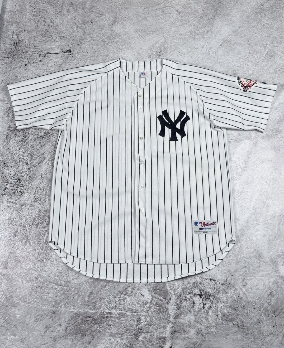 New York Yankees × Russell Athletic × Vintage Vintage New York Yankees Russell Athletic Jersey 2003 Size US XL / EU 56 / 4 - 1 Thumbnail