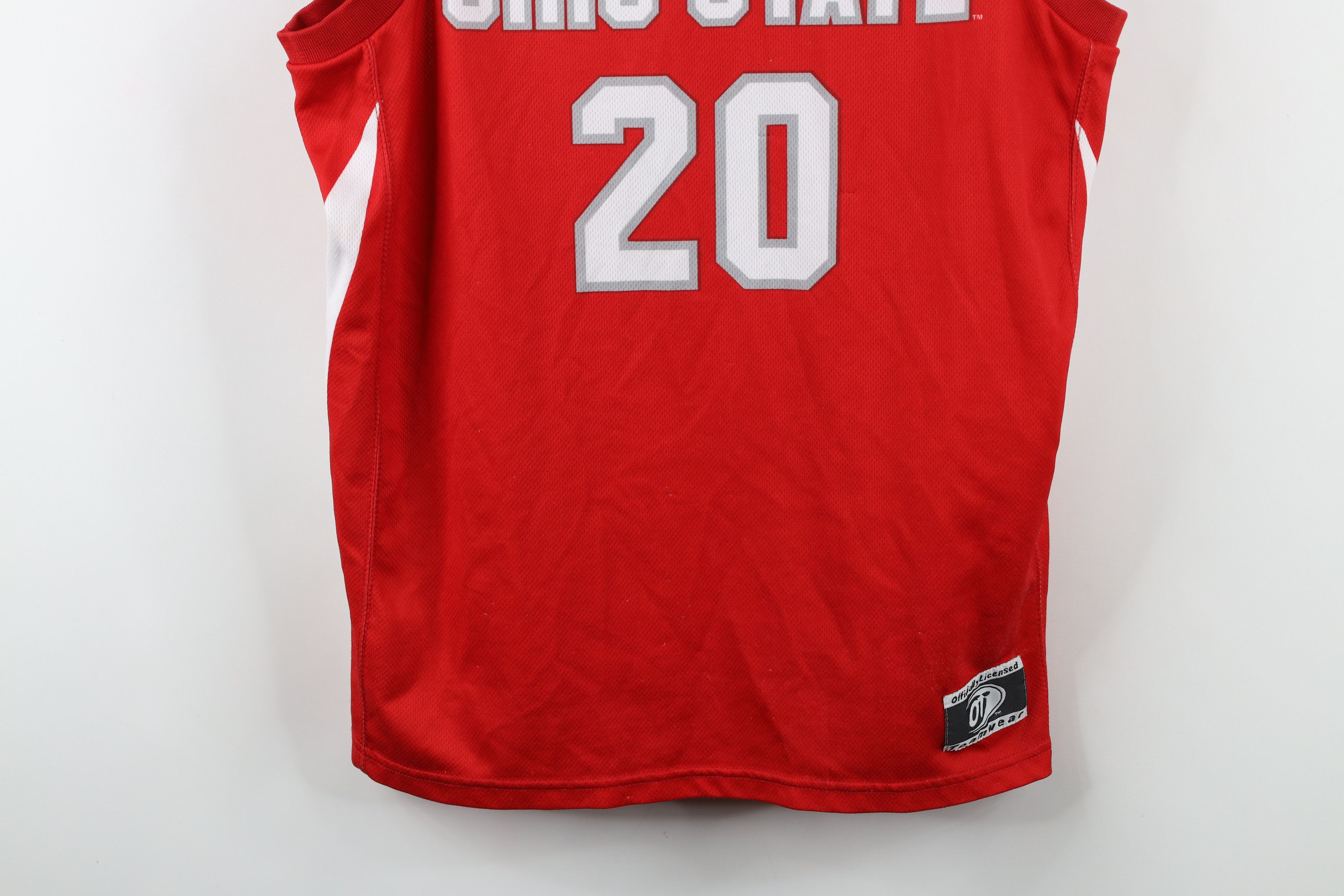 Vintage Vintage The Ohio State University Basketball Jersey Red #20 Size US M / EU 48-50 / 2 - 3 Thumbnail