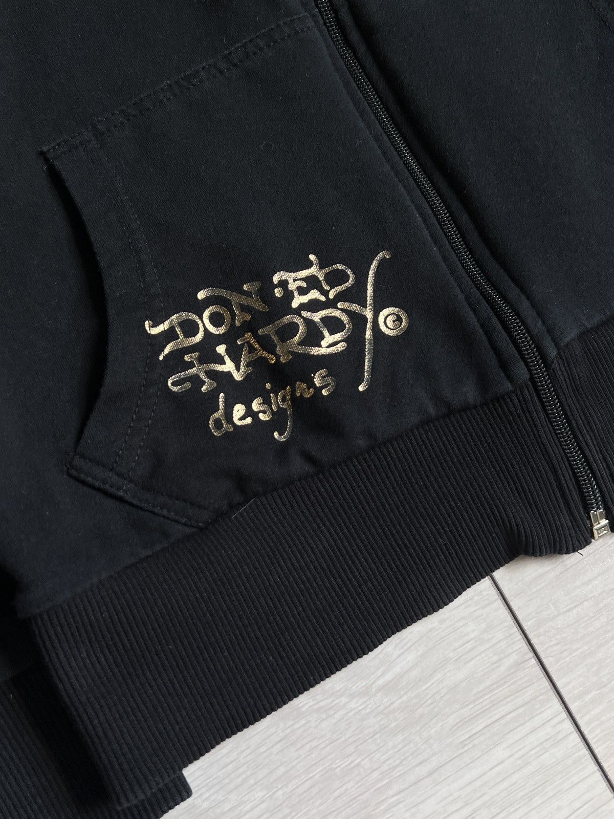 Christian Audigier Ed Hardy by Christian Audigier Big Logo Y2K Zip Hoodie Size XS / US 0-2 / IT 36-38 - 5 Thumbnail