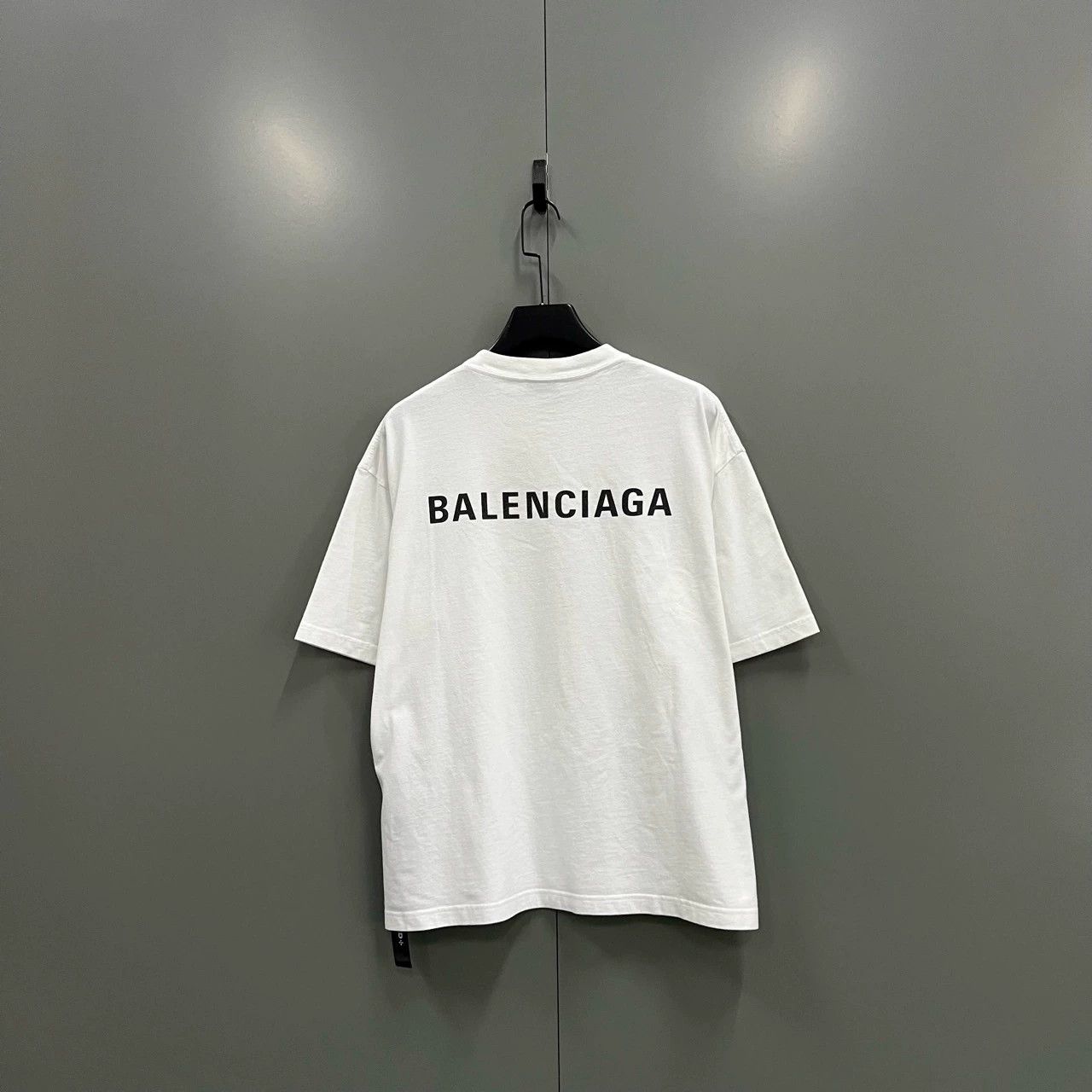 Balenciaga balenciaga white logo print short sleeve t-shirt Size US M / EU 48-50 / 2 - 2 Thumbnail