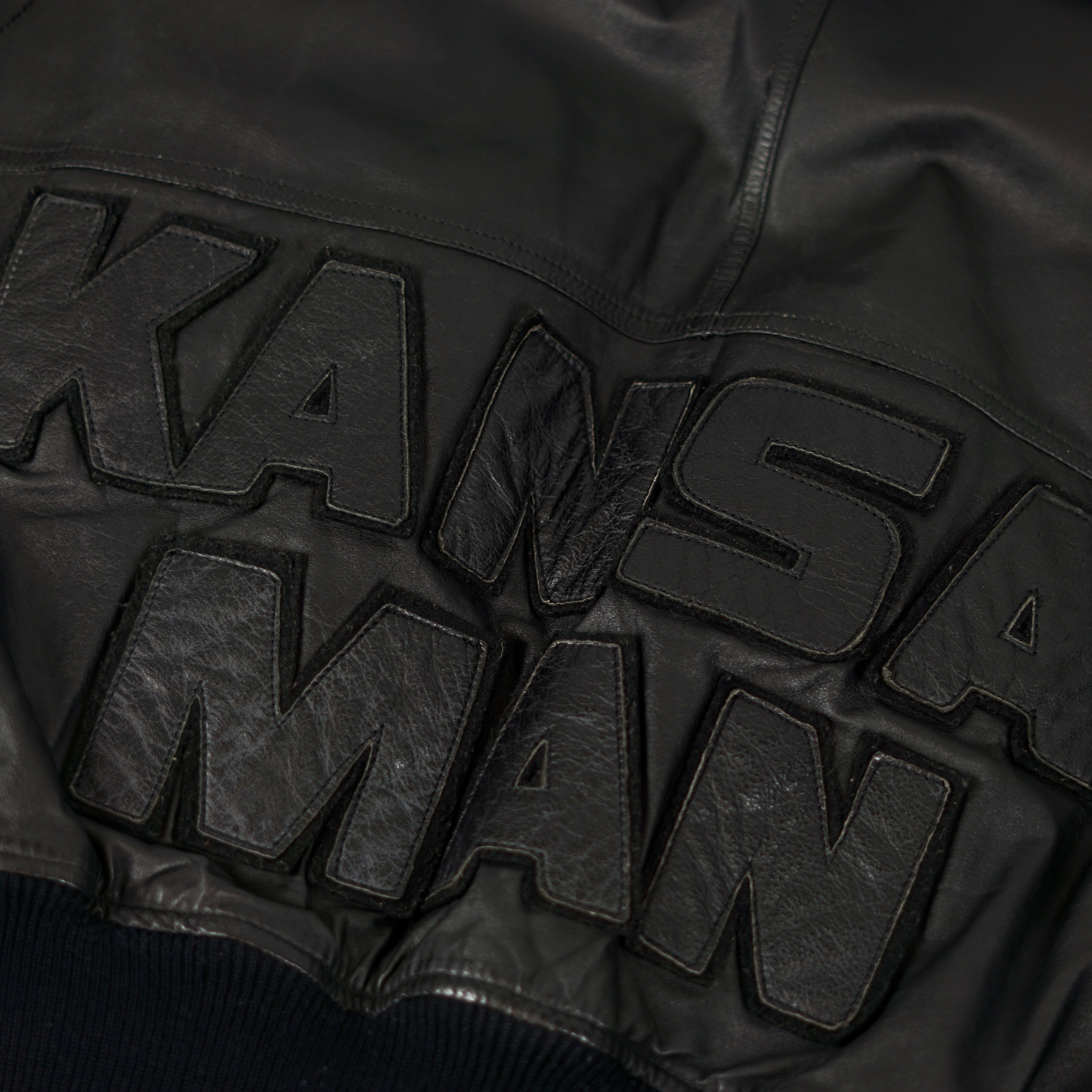Kansai Yamamoto 90's Kansai Yamamoto / Genuine Leather Bomber Jacket Size US M / EU 48-50 / 2 - 12 Thumbnail