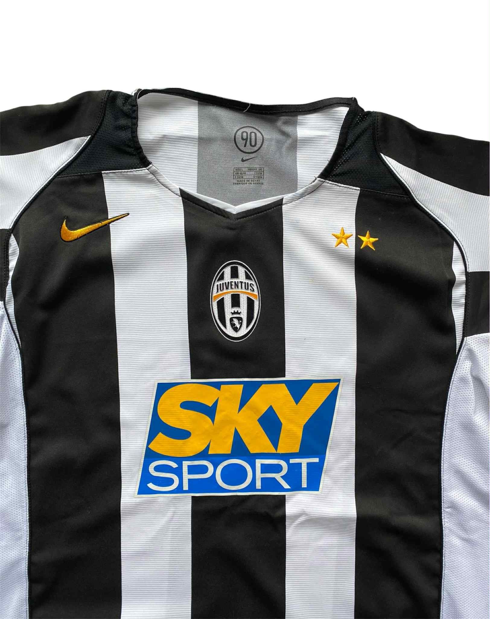Nike Nike Juventus FC Home 2004-2005 Italy Football Sky Sport Size US L / EU 52-54 / 3 - 3 Thumbnail
