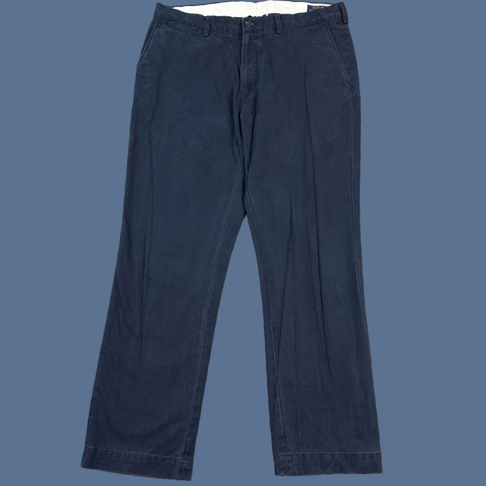 Polo Ralph Lauren Polo Ralph Lauren Pants Mens 38x32 Navy Classic Fit Chino Casual Preppy Norm Size US M / EU 48-50 / 2 - 1 Thumbnail
