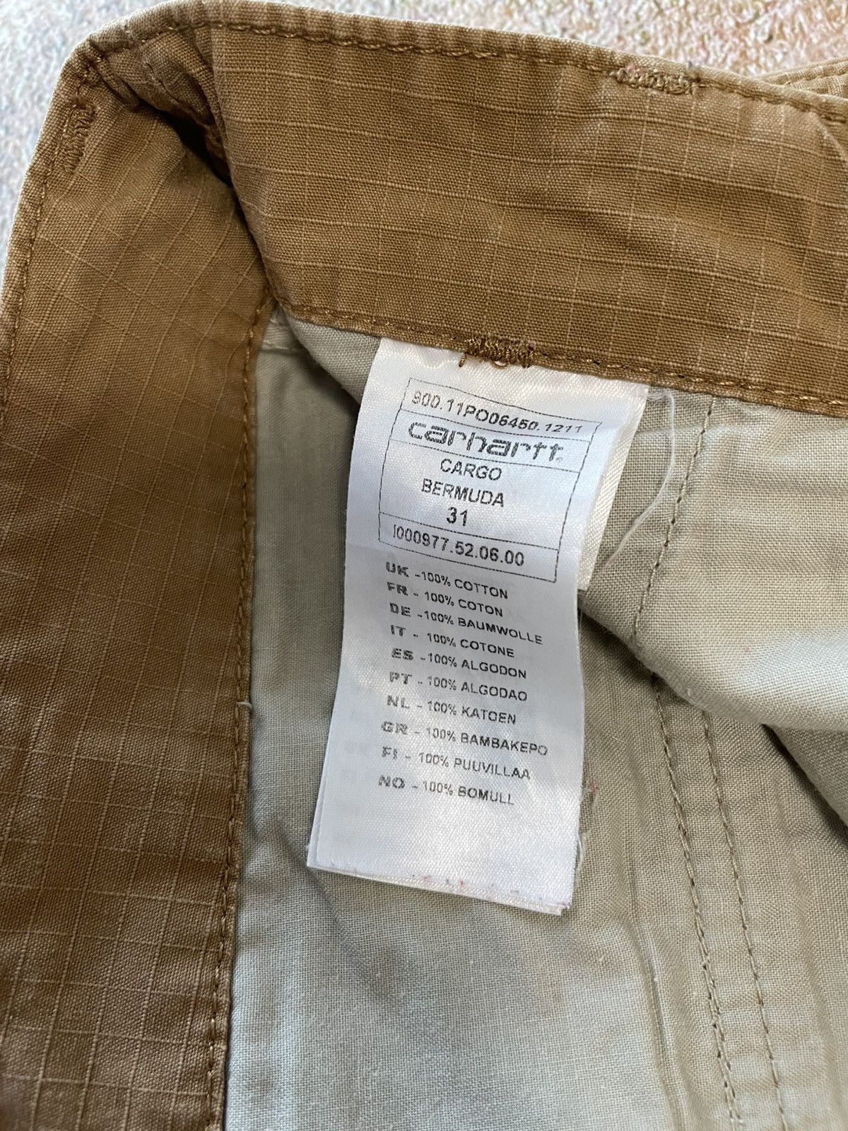 Carhartt Vintage Carhartt Bermuda Cargo Shorts Size US 31 - 6 Thumbnail