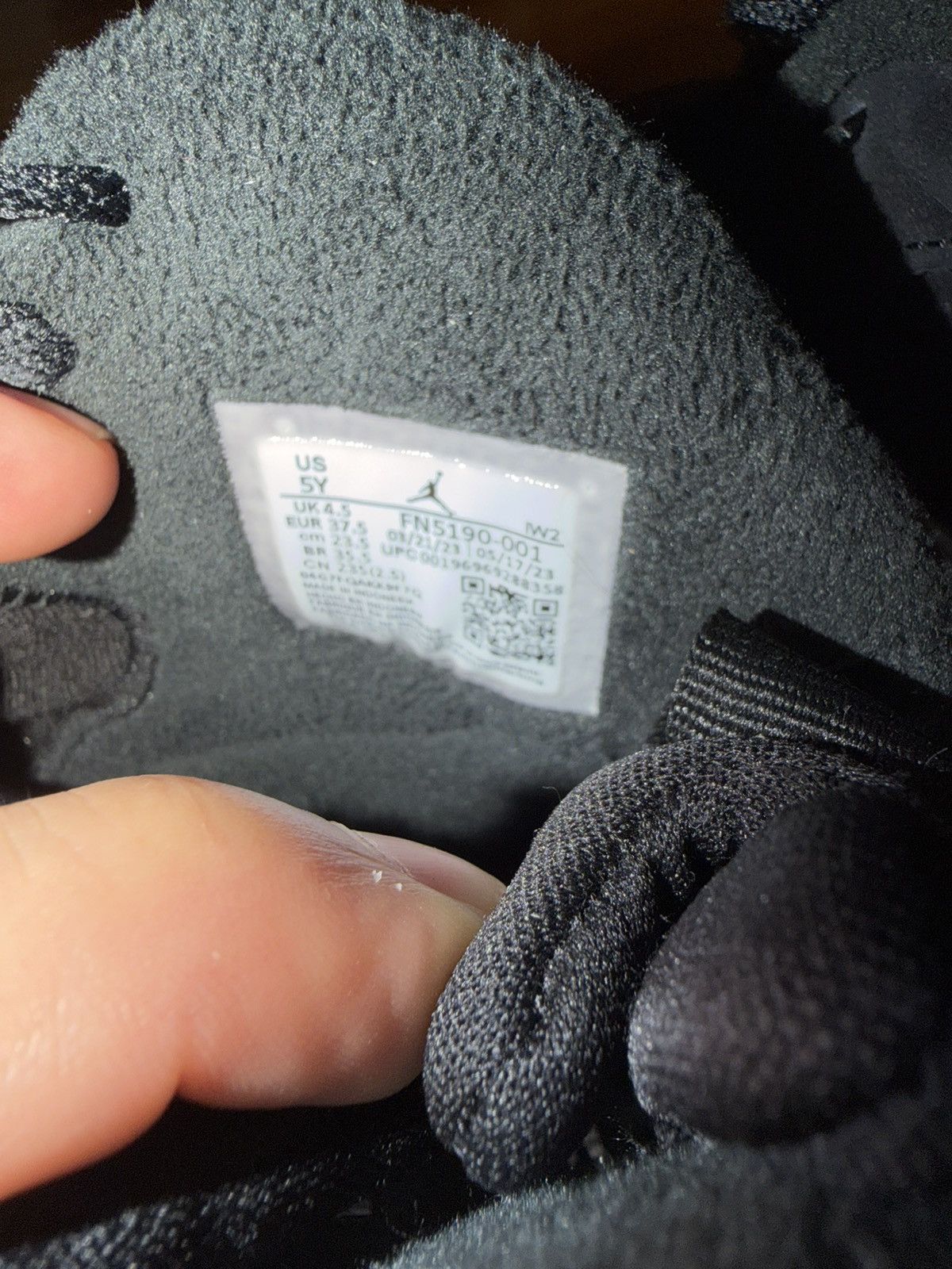 Jordan Brand Black Chrome 6s Size US 5 / EU 37 - 6 Thumbnail