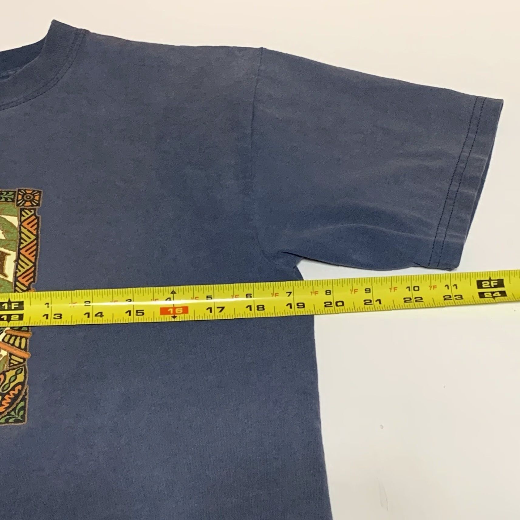 Disney Disney Disney Animal Kingdom Lodge Shirt M Blue Short Sleeve Crew Neck Logo Graphic Tee Men Size US M / EU 48-50 / 2 - 6 Thumbnail