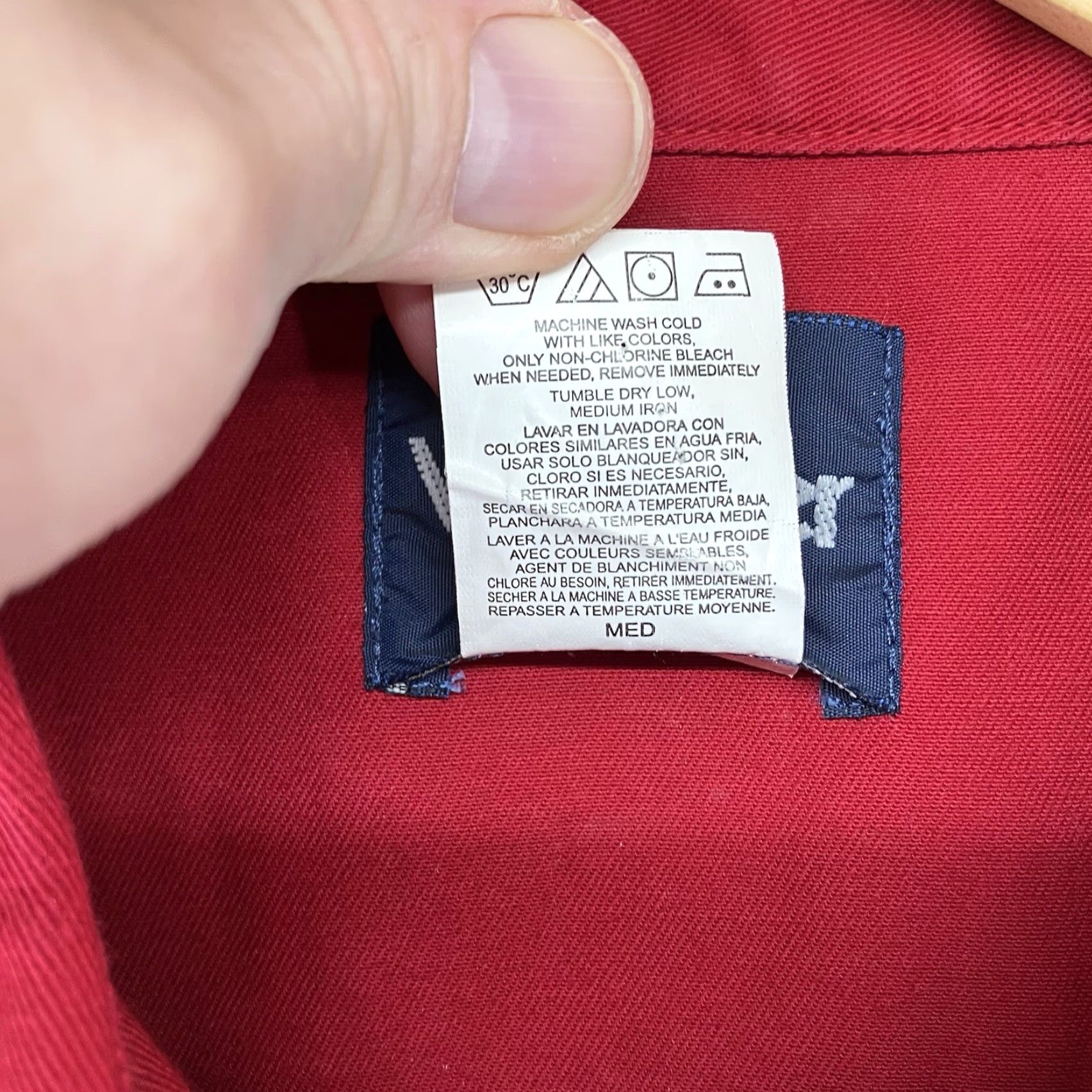 Wrangler VINTAGE Wrangler Pearl Snap Denim Shirt Big & Tall 2XL Red Mens Western Rockabilly 90s Size US XXL / EU 58 / 5 - 7 Thumbnail