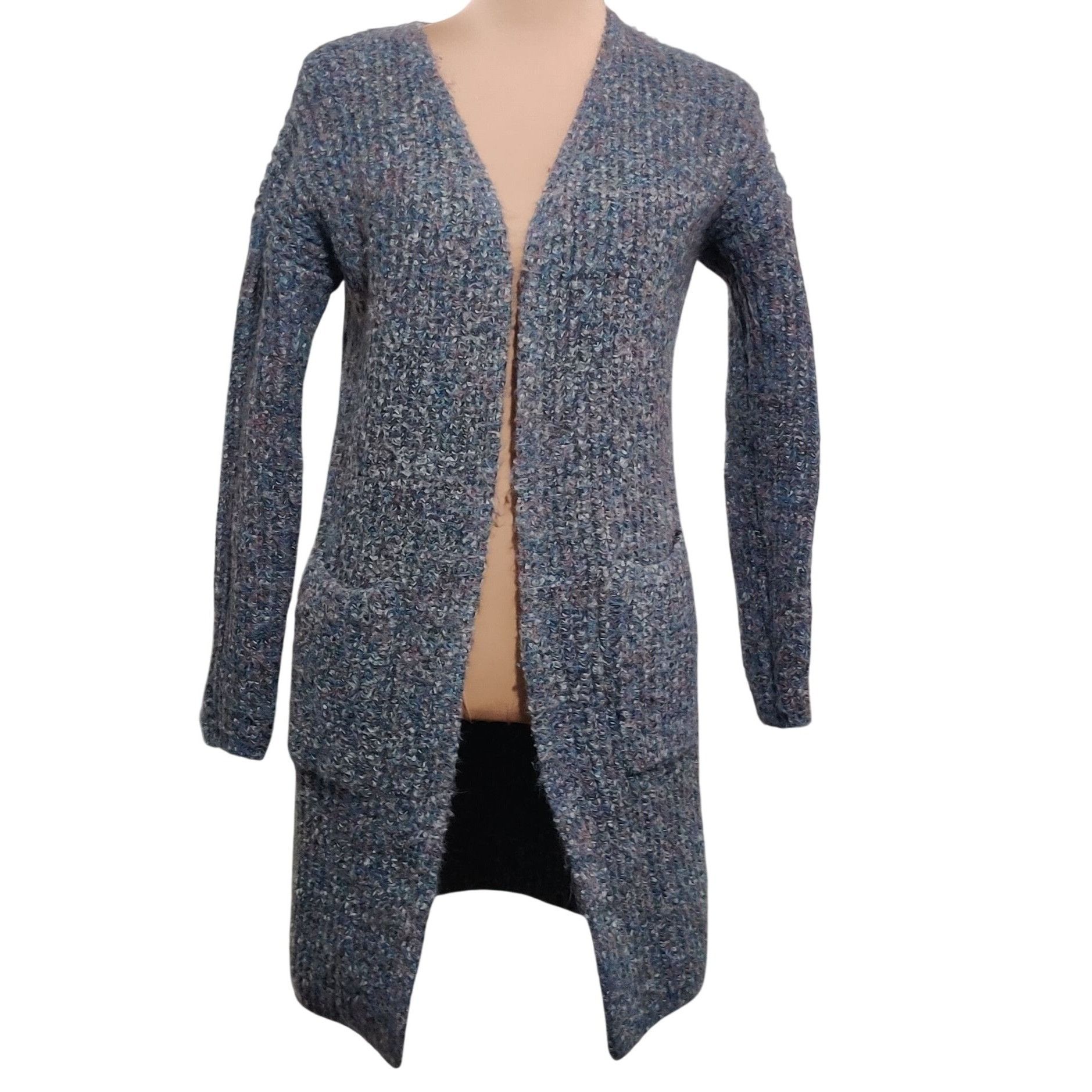 Other Universal Thread S Textured Knit Longline Cardigan Cozy Cott Size S / US 4 / IT 40 - 1 Thumbnail