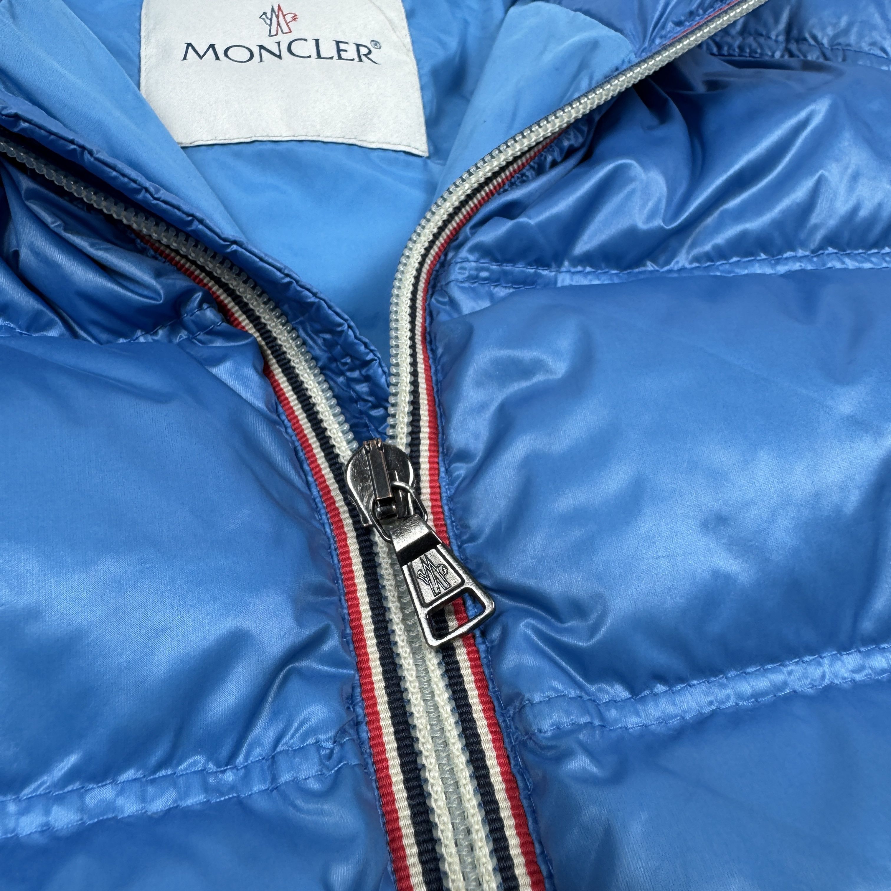 Moncler Original Moncler Gaston Blue Puffer Nylon Jacket Size 14Y Size US S / EU 44-46 / 1 - 8 Thumbnail