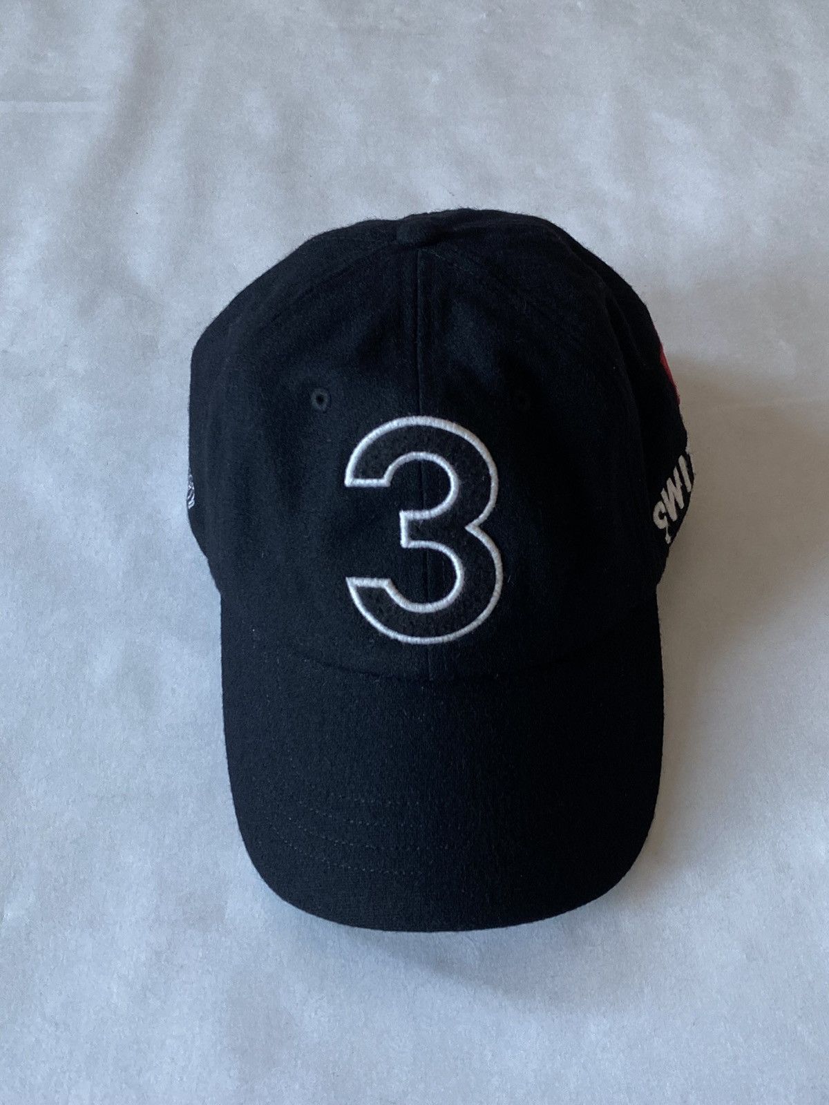 Polo Ralph Lauren × Vintage Polo Ralph Lauren Switzerland #3 Wool Cap Chief Keef Style Size ONE SIZE - 3 Thumbnail